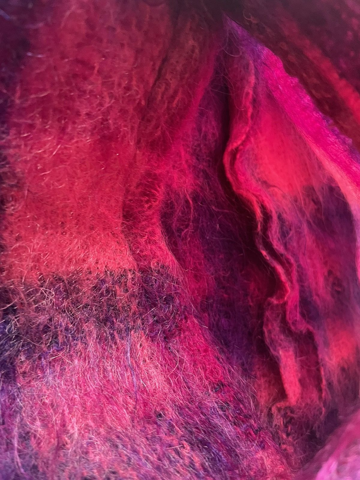 Designer × Vintage Vintage Mohair Poncho The Scotch House Size M / US 6-8 / IT 42-44 - 10 Thumbnail