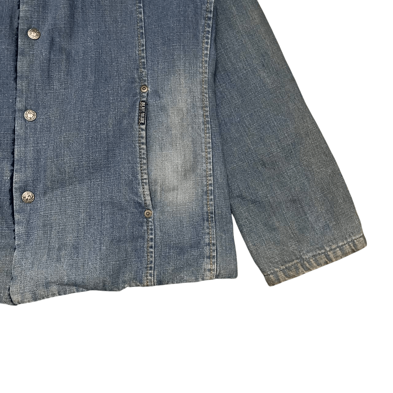 Blue Blue Japan Vintage Blue Blue Japan Shearling Denim Jacket Size US S / EU 44-46 / 1 - 4 Thumbnail