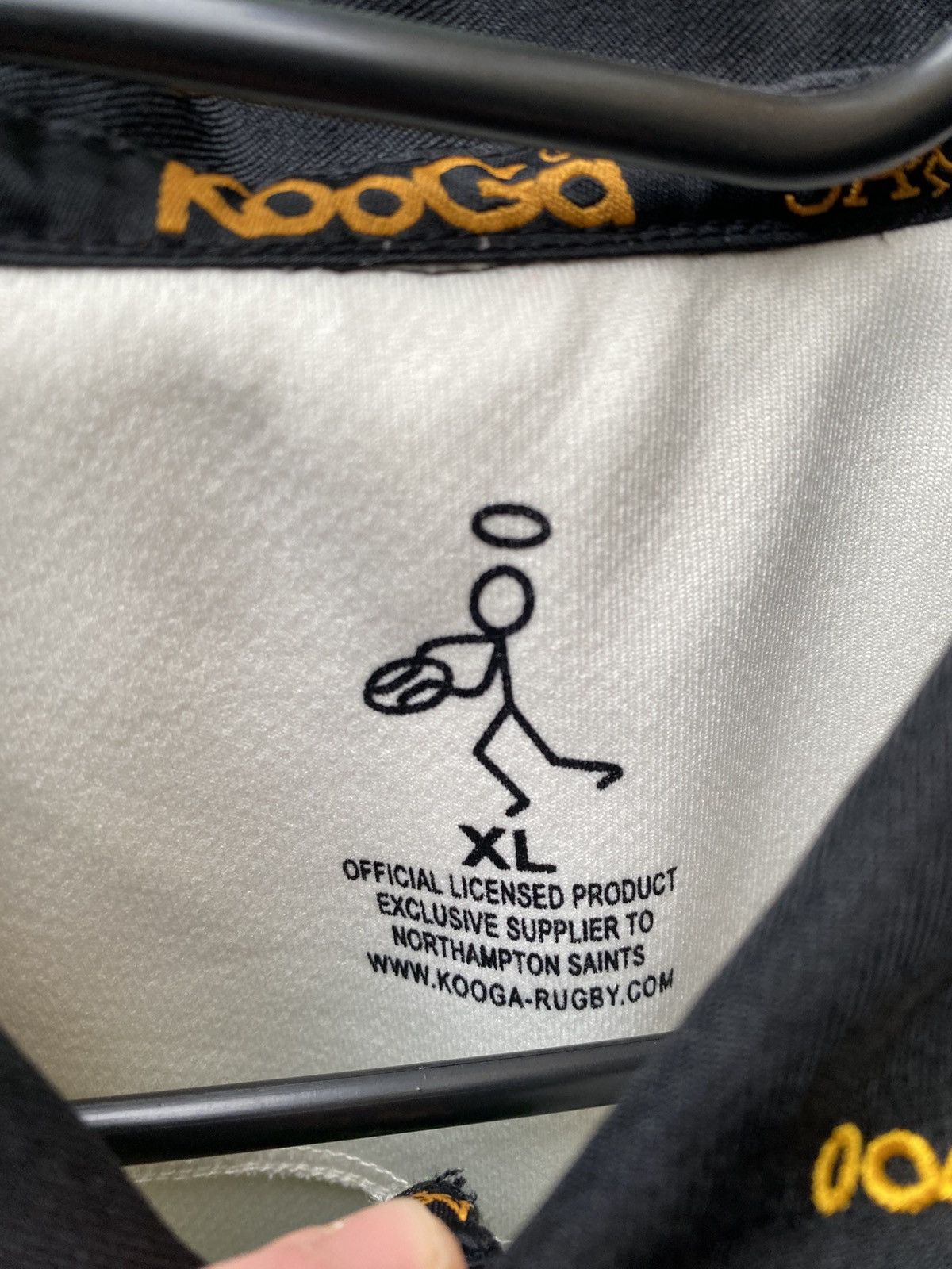 Vintage Northampton Saints Kooga 2004/2005 Rugby Jersey Shirt Away Size US XL / EU 56 / 4 - 8 Thumbnail