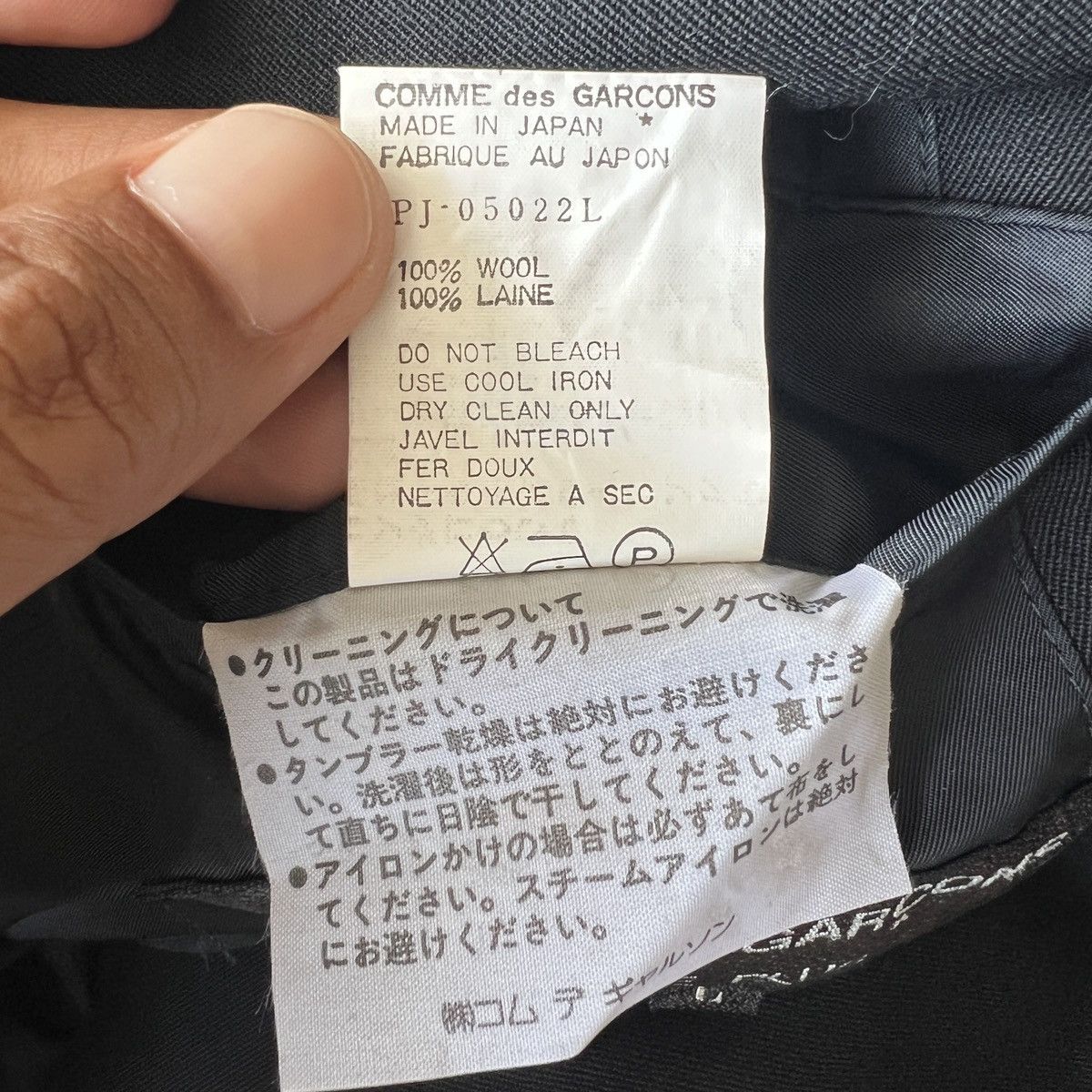 Comme des Garcons Homme Plus 🔥 AD1991 Comme Des Garcons Homme Plus Double Breast Blazer Size US L / EU 52-54 / 3 - 15 Thumbnail