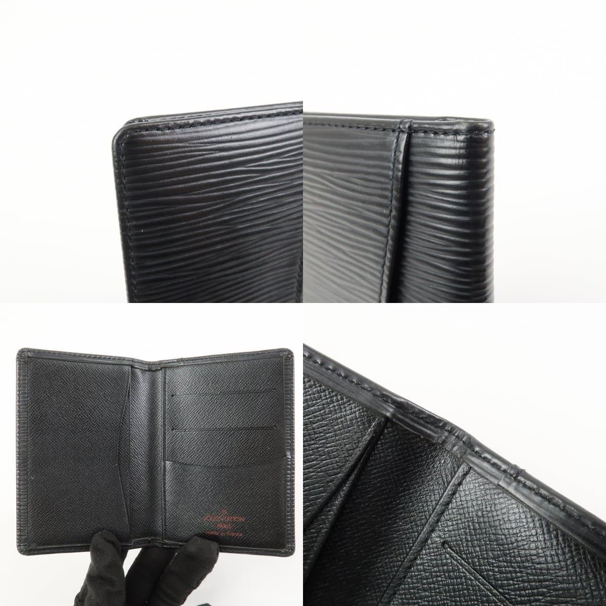 Louis Vuitton Louis Vuitton Epi Organizer De Poche Card Case Black Size ONE SIZE - 5 Thumbnail