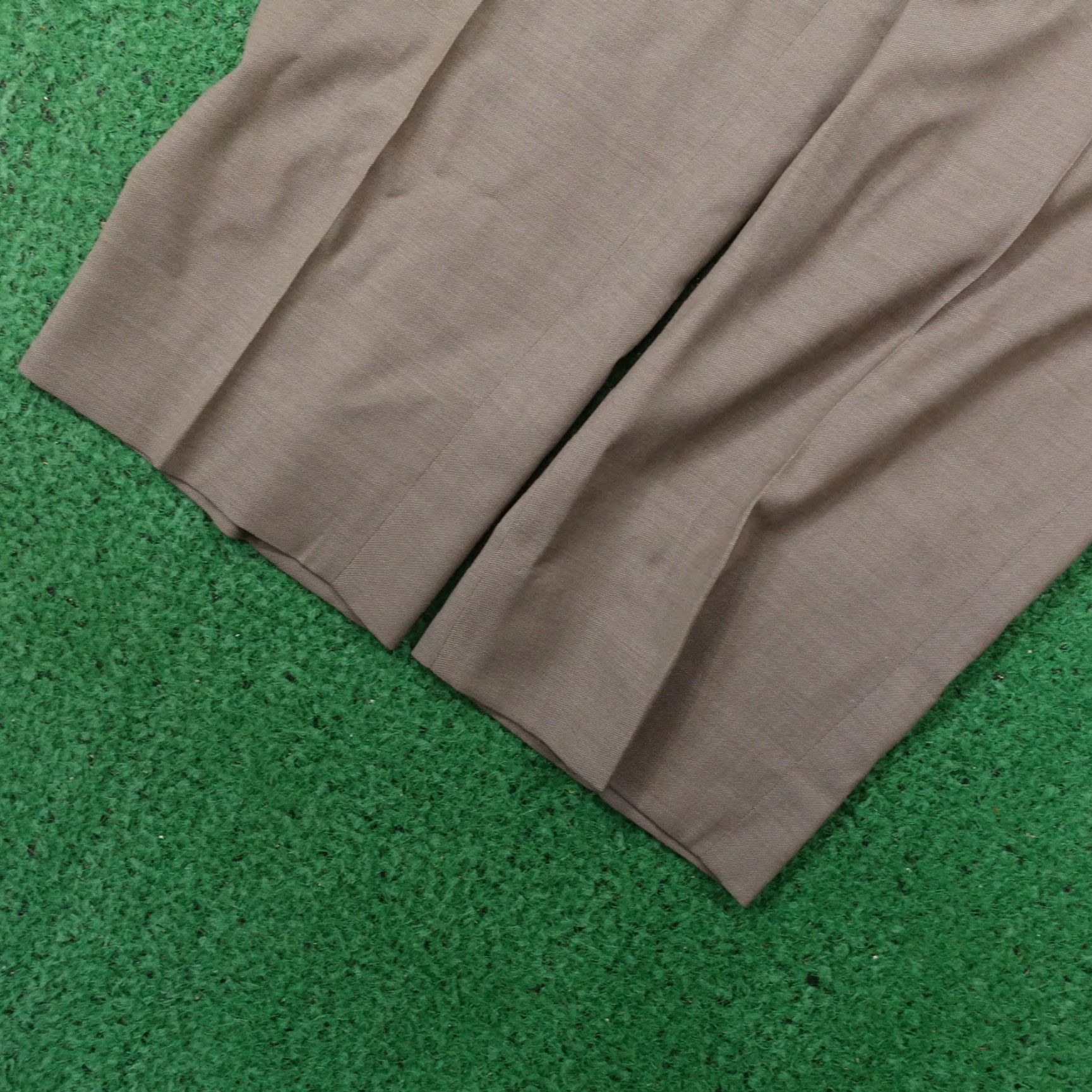 Jos. A. Bank Vintage Jos. A. Bank Dress Pants Men's Regular Fit 36x28 Flat Front Brown Office Formal Size US 36 / EU 52 - 3 Thumbnail