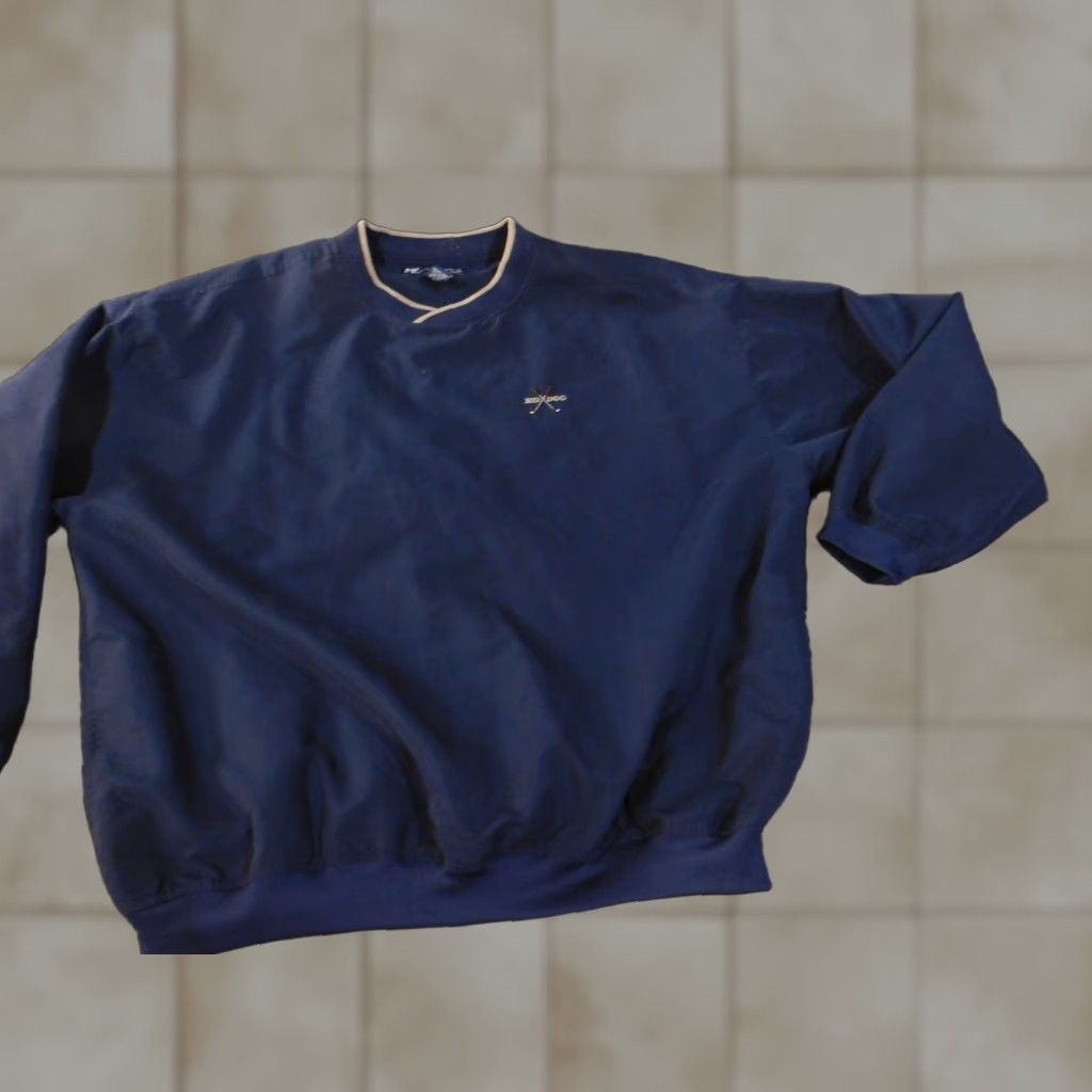 Big Dogs Big Dogs Sweatshirt Large Blue Pullover V-Neck Logo Pockets Knit Polyester Men L Walking 90s Dog Vintage N/A Size US L / EU 52-54 / 3 - 1 Thumbnail