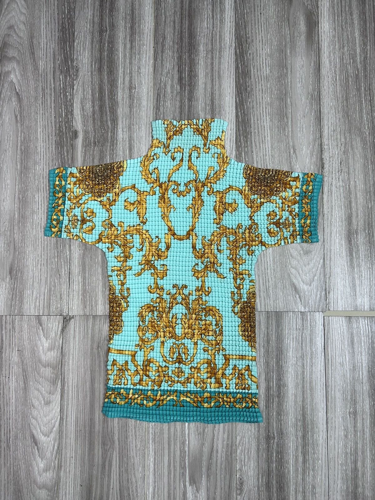 Vintage Vintage Pleated T-Shirt Issey Miyake Style Size M / US 6-8 / IT 42-44 - 2 Thumbnail