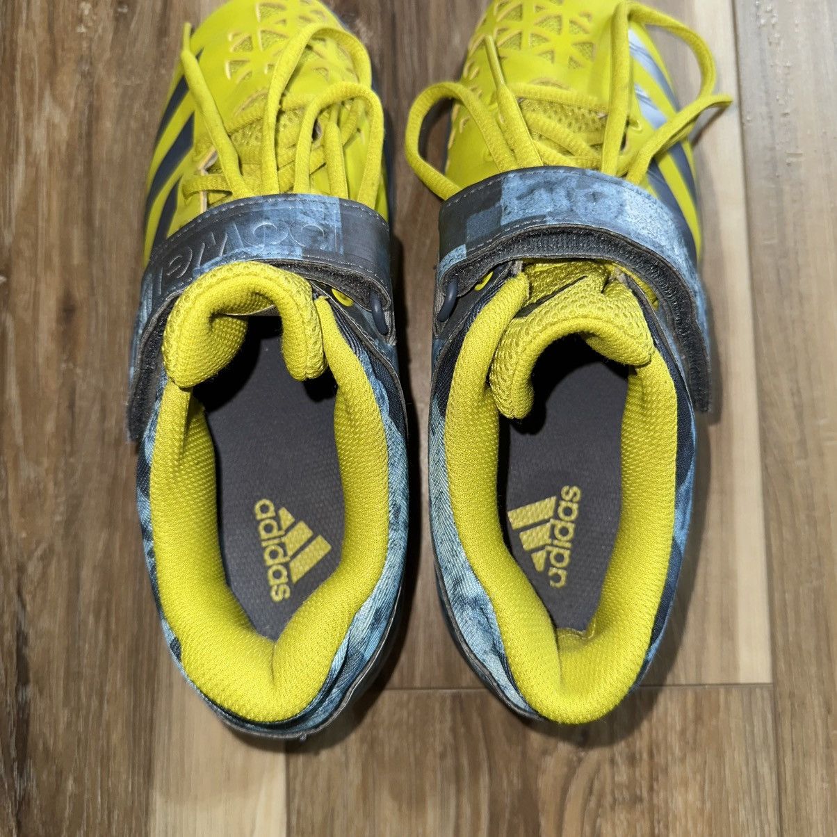 Adidas Adidas Powerlift 3 Weightlifting Shoes, Yellow/Blue, Men’s 6 Size US 6 / EU 39 - 5 Thumbnail
