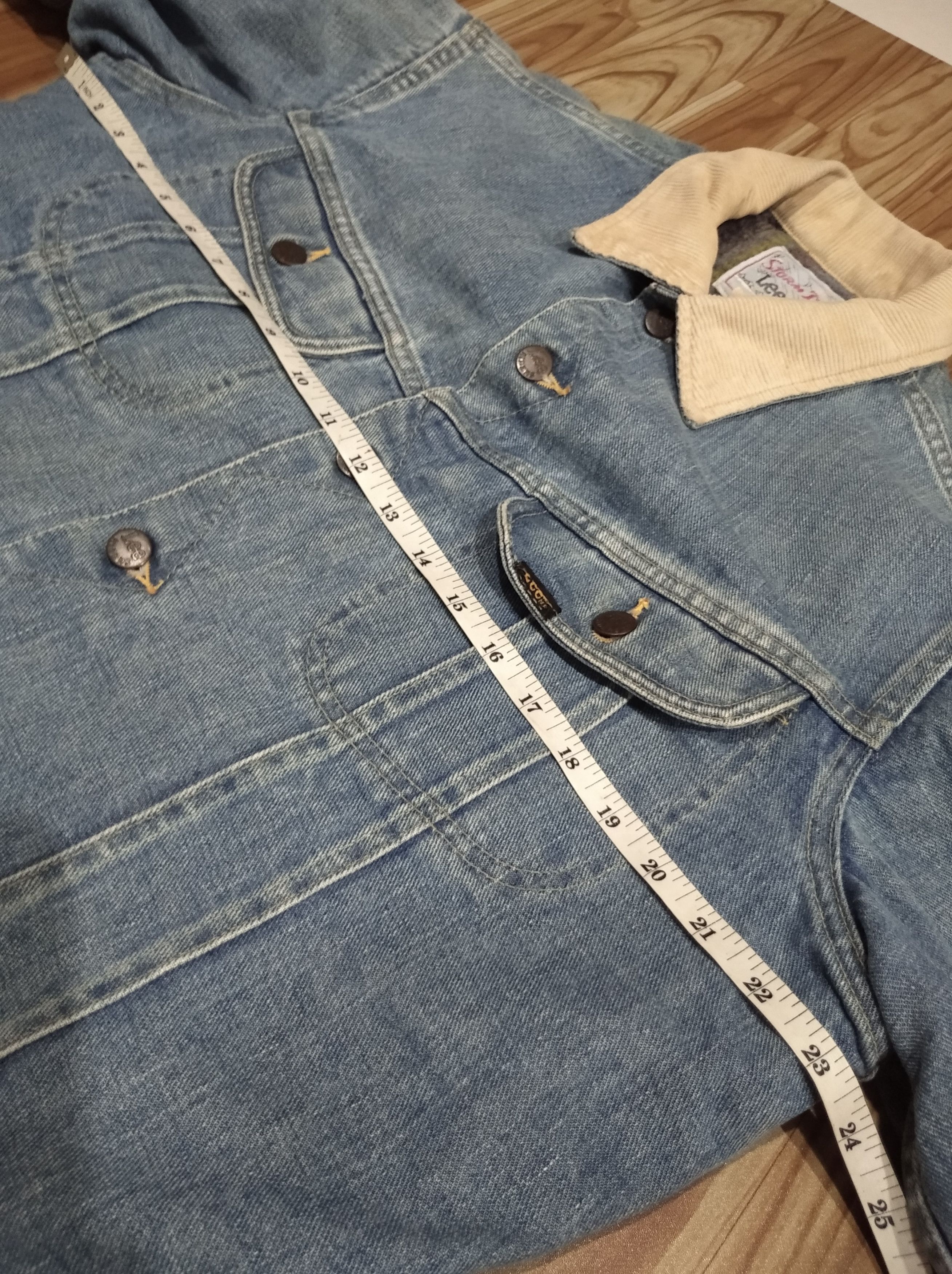 Lee × Vintage 1970s Vintage Lee Storm Riders Blanket Lined Denim Jacket Size US L / EU 52-54 / 3 - 10 Thumbnail