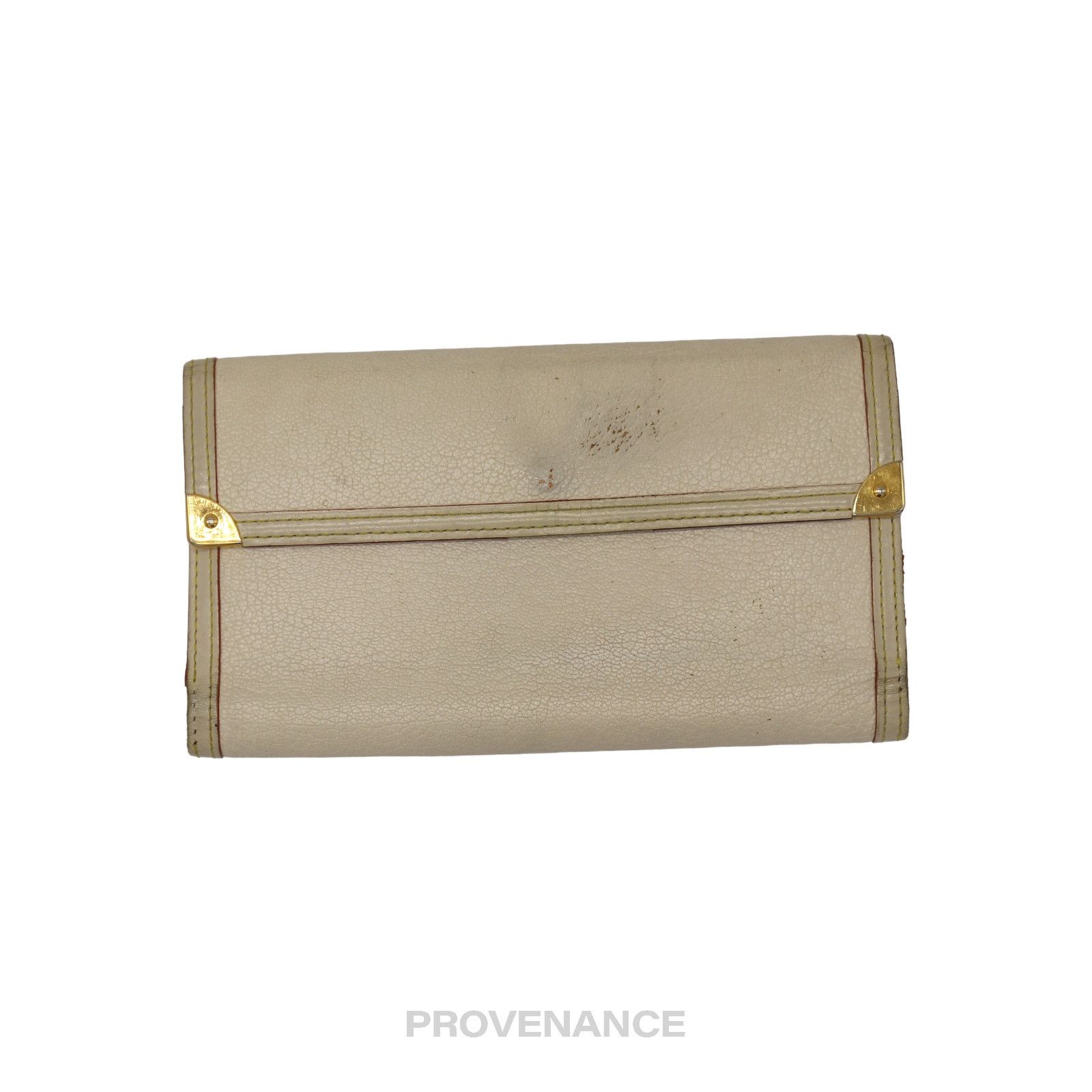 Louis Vuitton 🔴 Louis Vuitton International Wallet - White Suhali Leather Size ONE SIZE - 1 Thumbnail