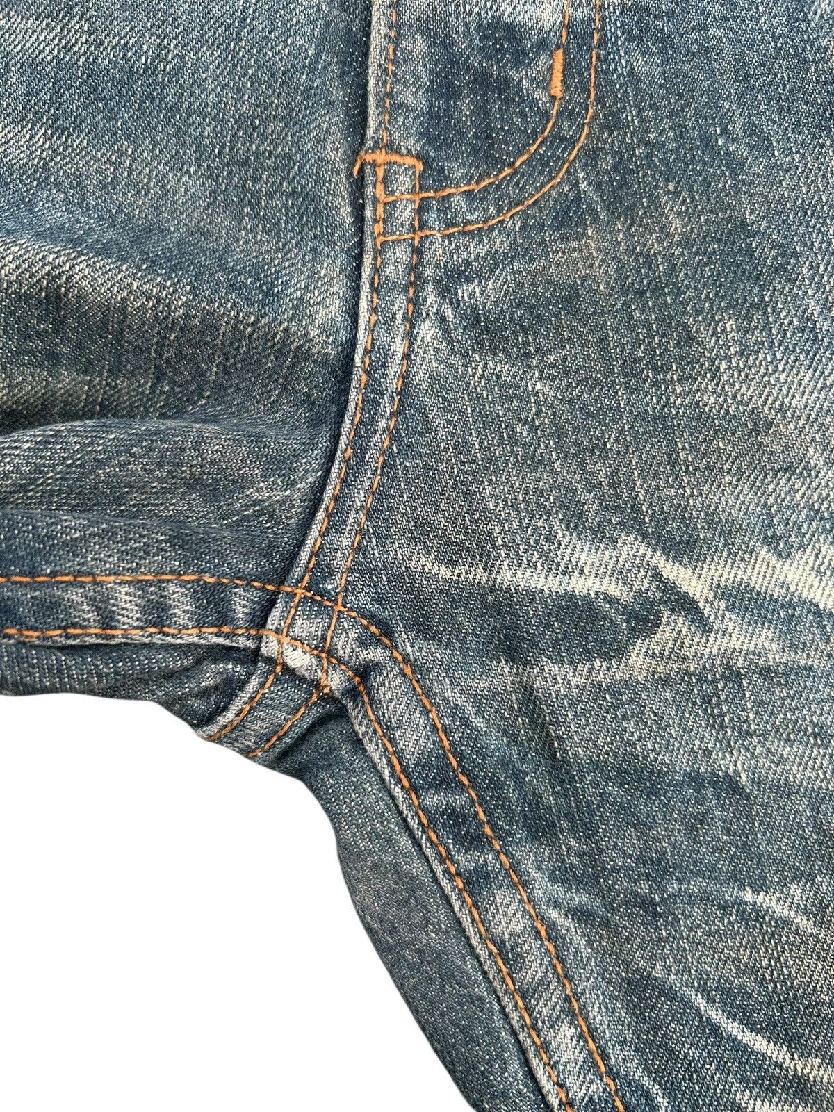 Kapital FLARE Antful Jeans Japanese Distressed Dirty Denim Jeans Size US 32 / EU 48 - 11 Thumbnail