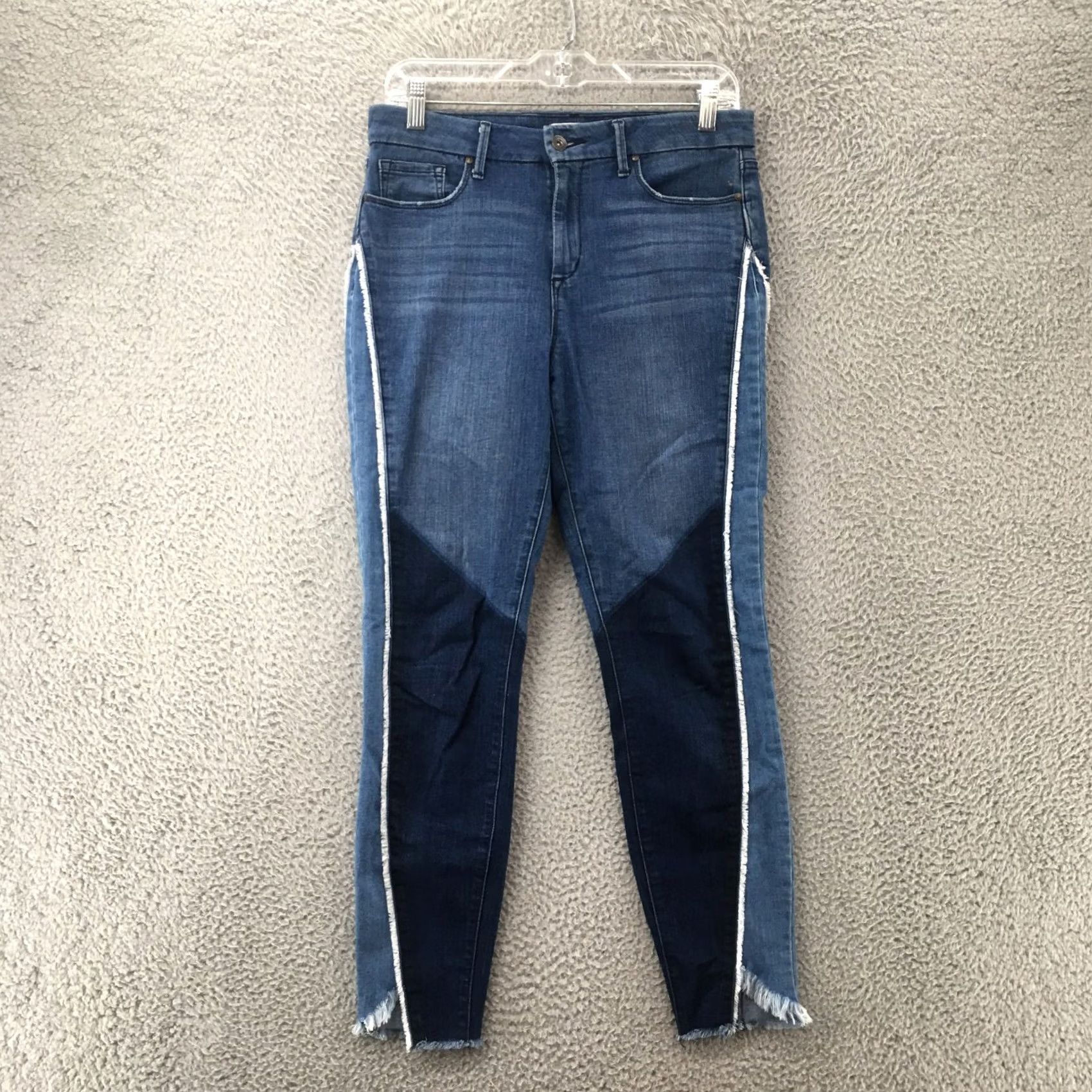 Jessica Simpson Jessica Simpson Adored High Rise Ankle Jeans Womens 29 Blue Denim Zip Size 29" - 2 Thumbnail