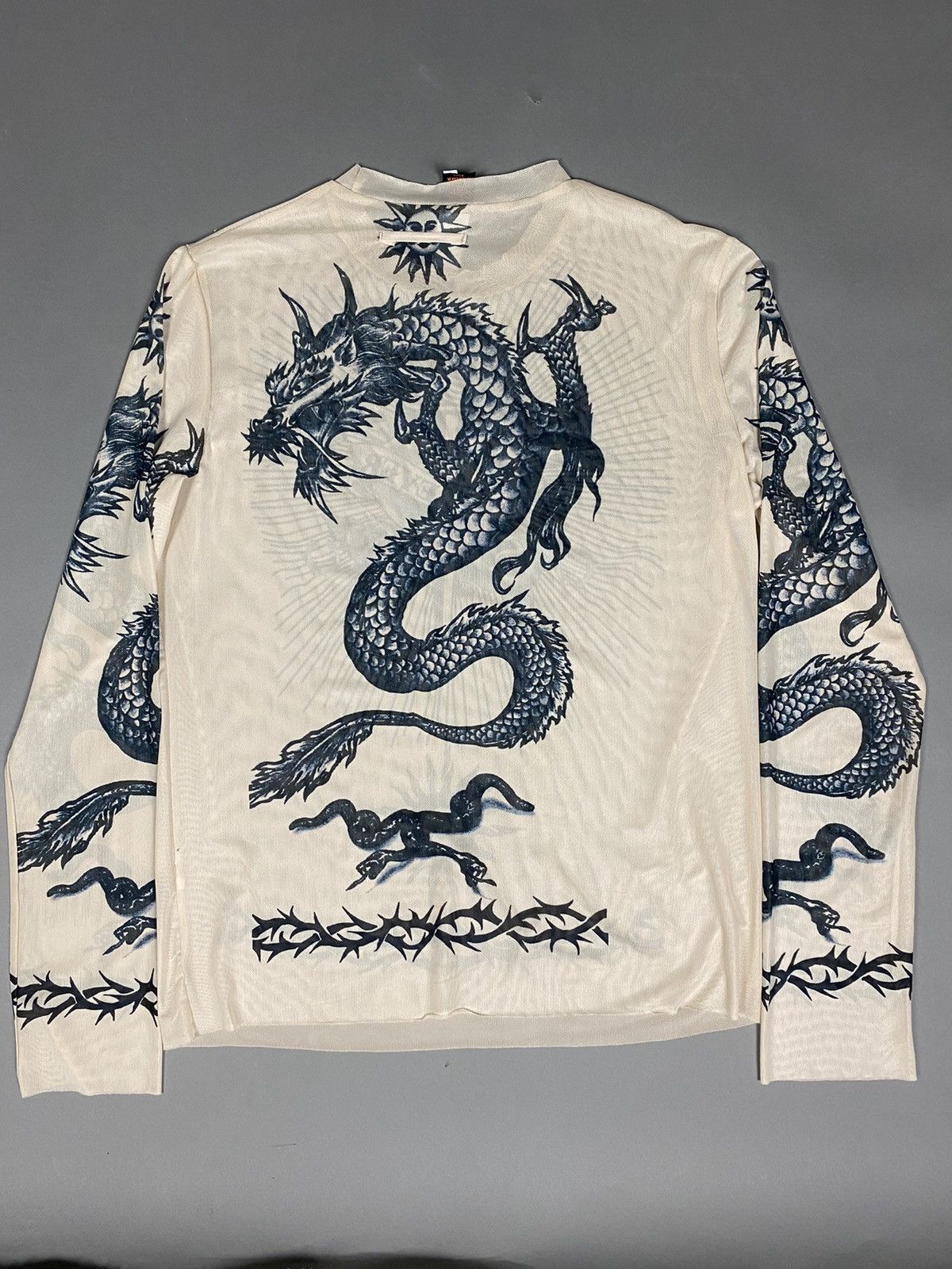 Jean Paul Gaultier Jean paul gaultier SS96 safe sex forever tattoo mesh top Size US S / EU 44-46 / 1 - 2 Thumbnail