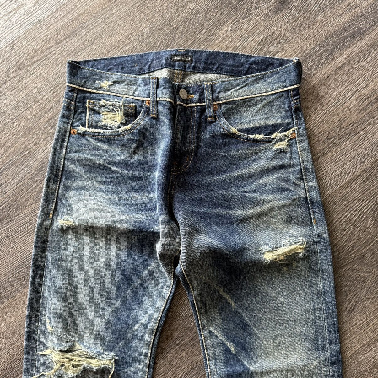Japanese Brand Mini brand By Jaegi Selvedge Jeans💥 Size US 31 - 4 Thumbnail