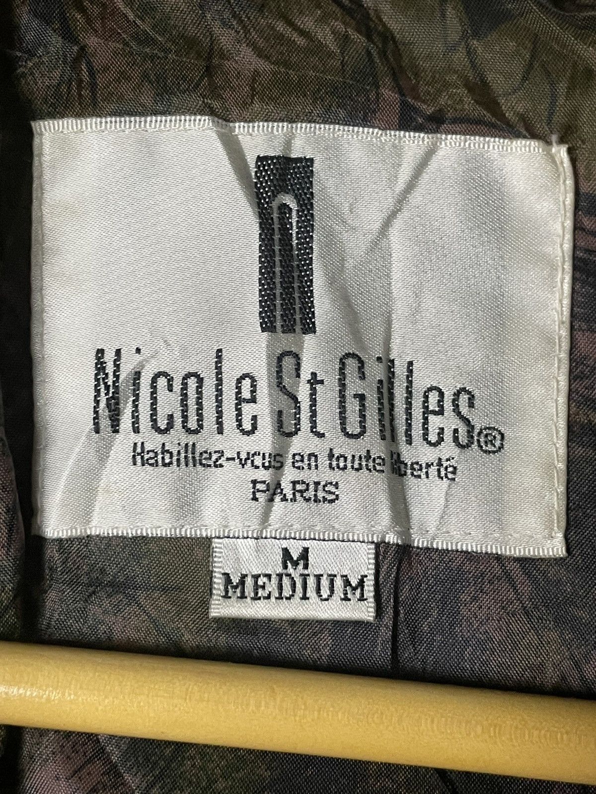 Japanese Brand × Vintage Nicoles St Gilles Paris Wool Button Jacket (56) Size US M / EU 48-50 / 2 - 10 Thumbnail
