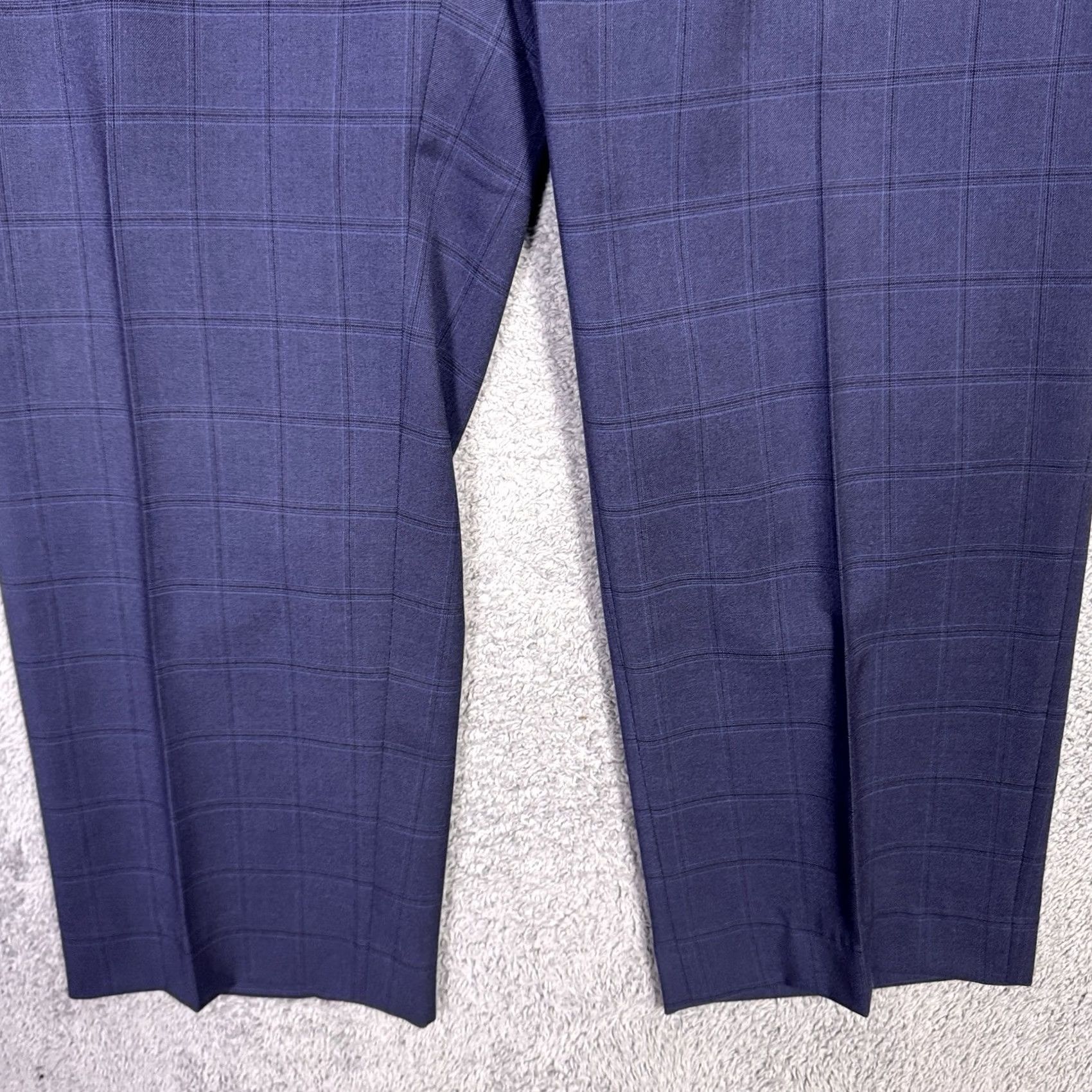 Ralph Lauren Ralph Lauren Dress Pants Mens 36x29 Slacks Trouser Windowpane Office Uncuffed Size US 36 / EU 52 - 3 Thumbnail