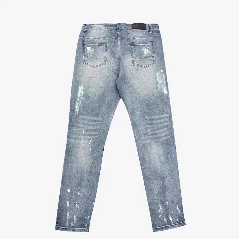 Japanese Brand × Vintage Ripped Skinny Jeans Y2k Hip Hop Patchwork Fashion Size US 31 - 2 Thumbnail