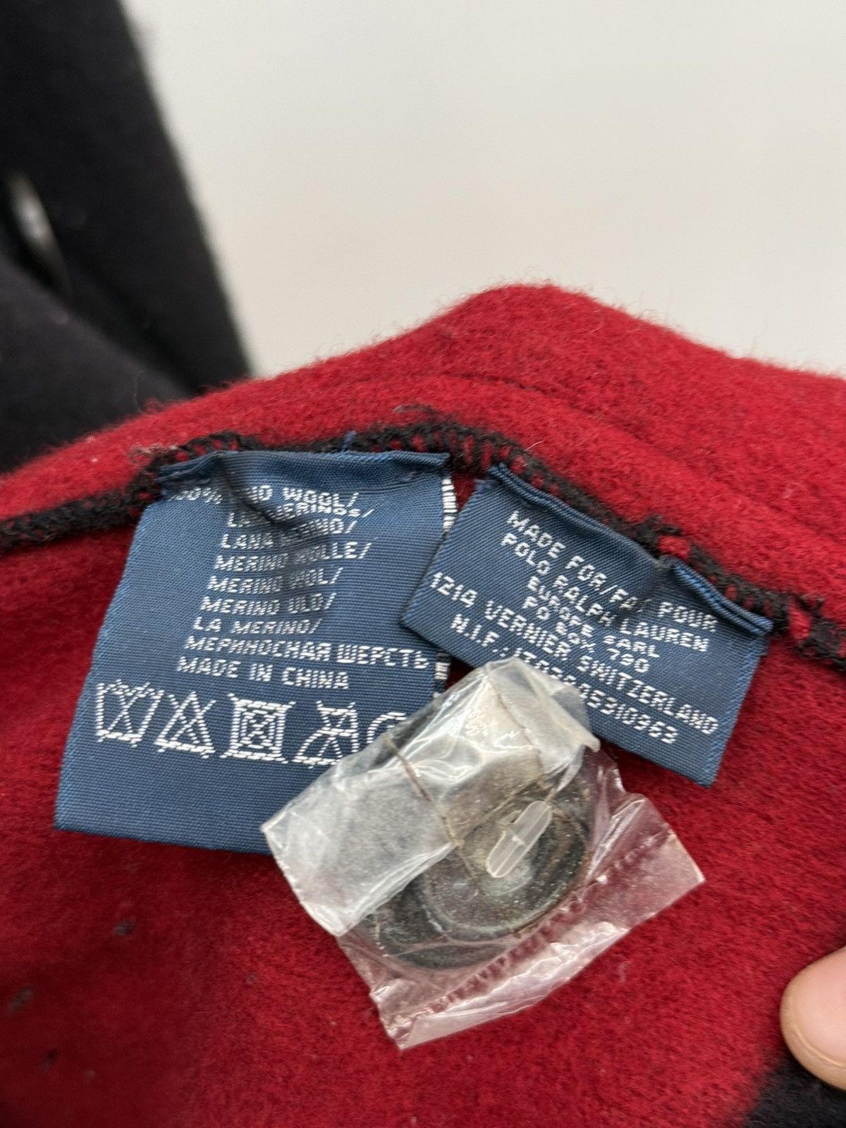 Polo Ralph Lauren Polo Ralph Lauren Merino Wool Double Breasted Pea Coat Size US L / EU 52-54 / 3 - 6 Thumbnail