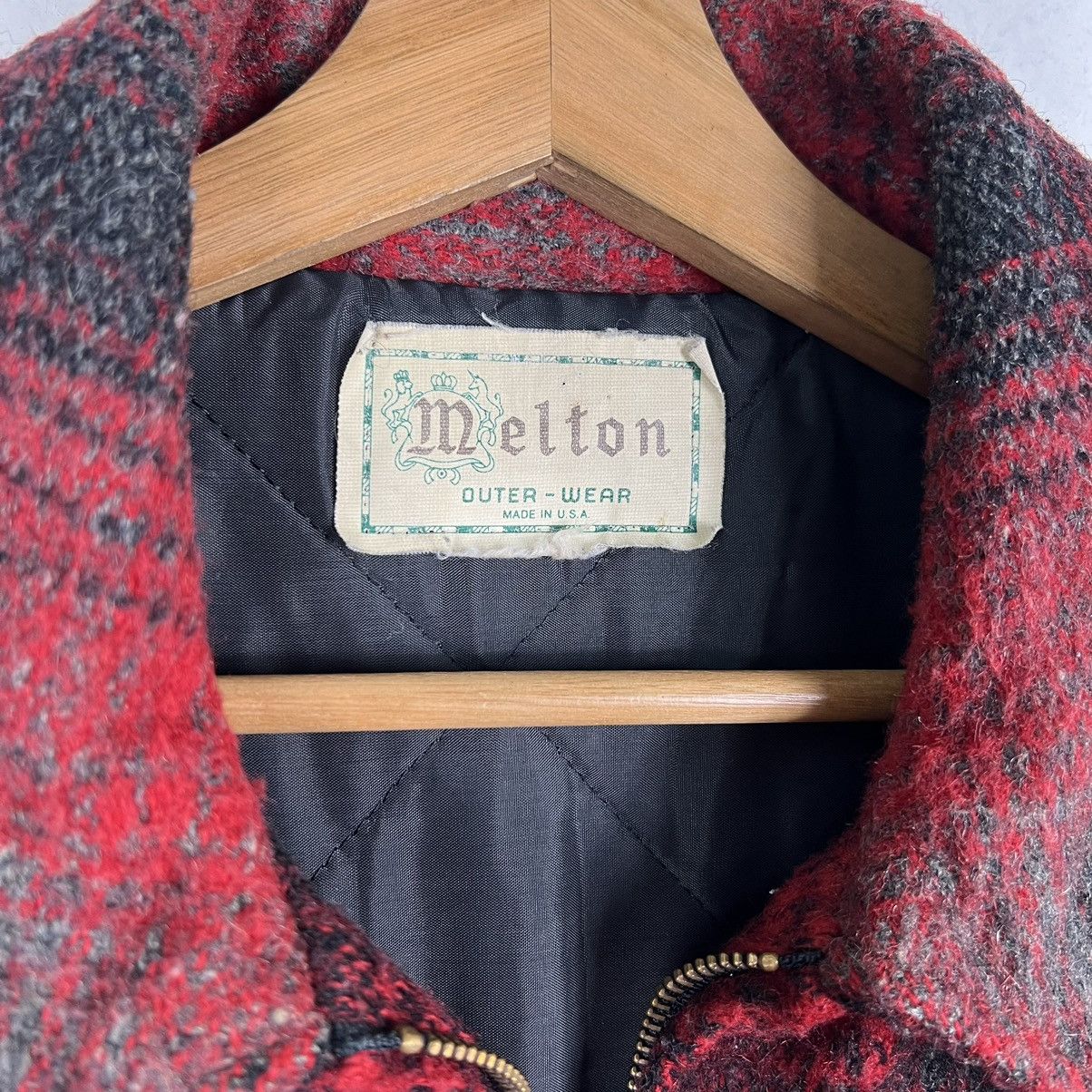 Filson 🔥 VINTAGE 50s MELTON PLAID CHECKER WOOL THINSULATE JACKET Size US L / EU 52-54 / 3 - 10 Thumbnail