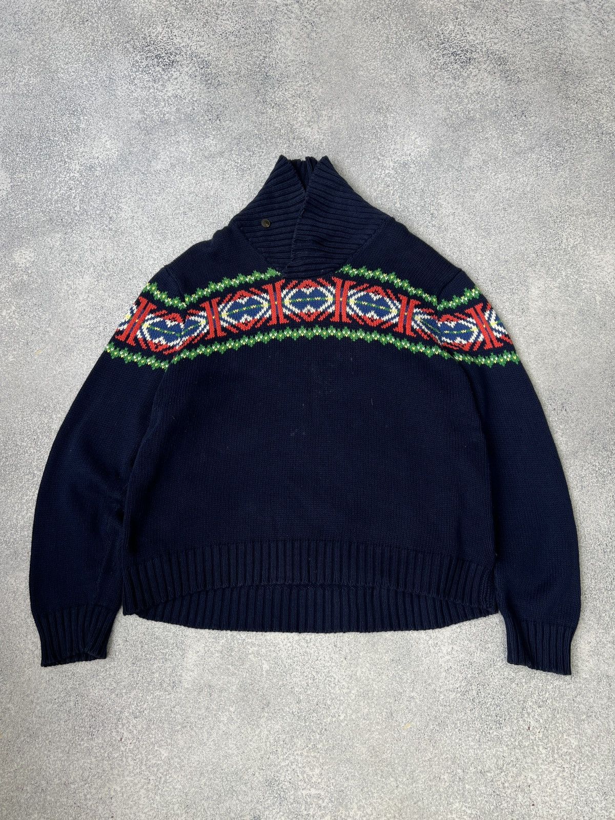 Vintage Knitted Polo Ralph Lauren Ski sweater