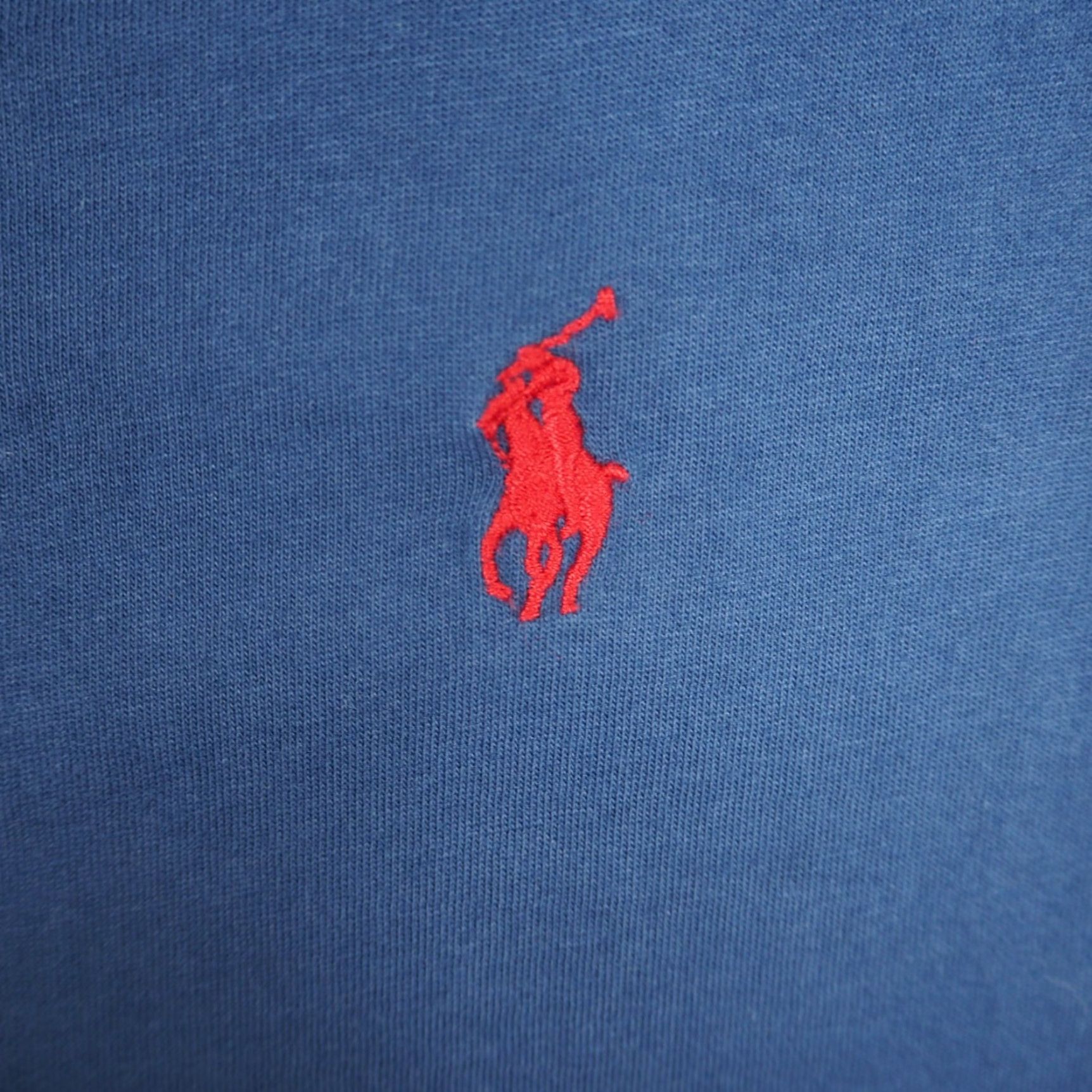 Polo Ralph Lauren Polo Ralph Lauren T-Shirt Blue Short Sleeve Adult Large Crew Neck Solid Polo Pony Shirt Mens/Unisex Size US L / EU 52-54 / 3 - 3 Thumbnail