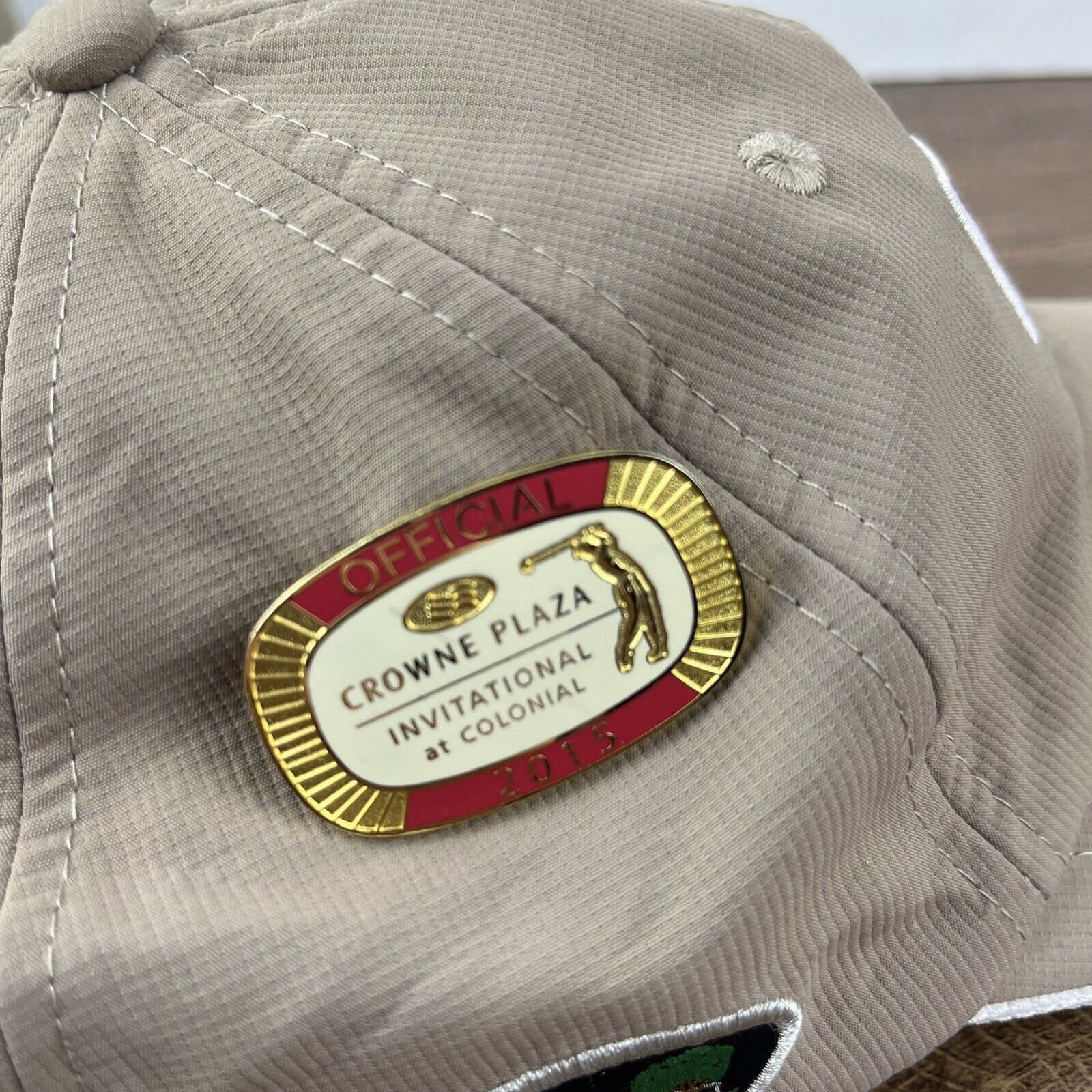Other Crowne Plaza Invitational Colonial Hat Tan Brown Hat Adjusta Size ONE SIZE - 16 Thumbnail