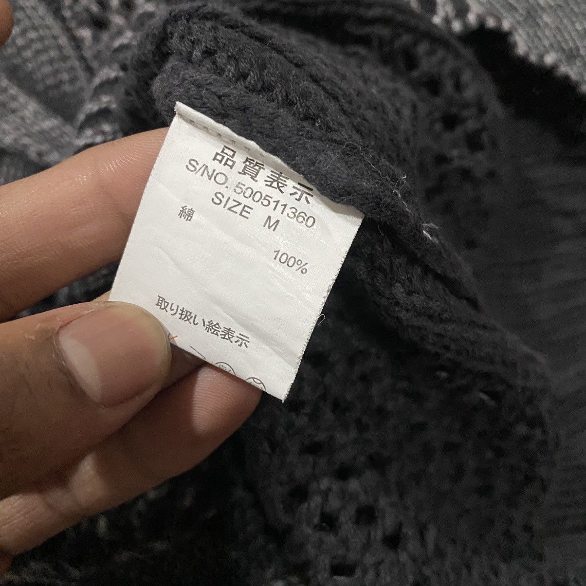 Homespun Knitwear × Japanese Brand One Way Crochet Cable Knitwear Size M / US 6-8 / IT 42-44 - 7 Thumbnail