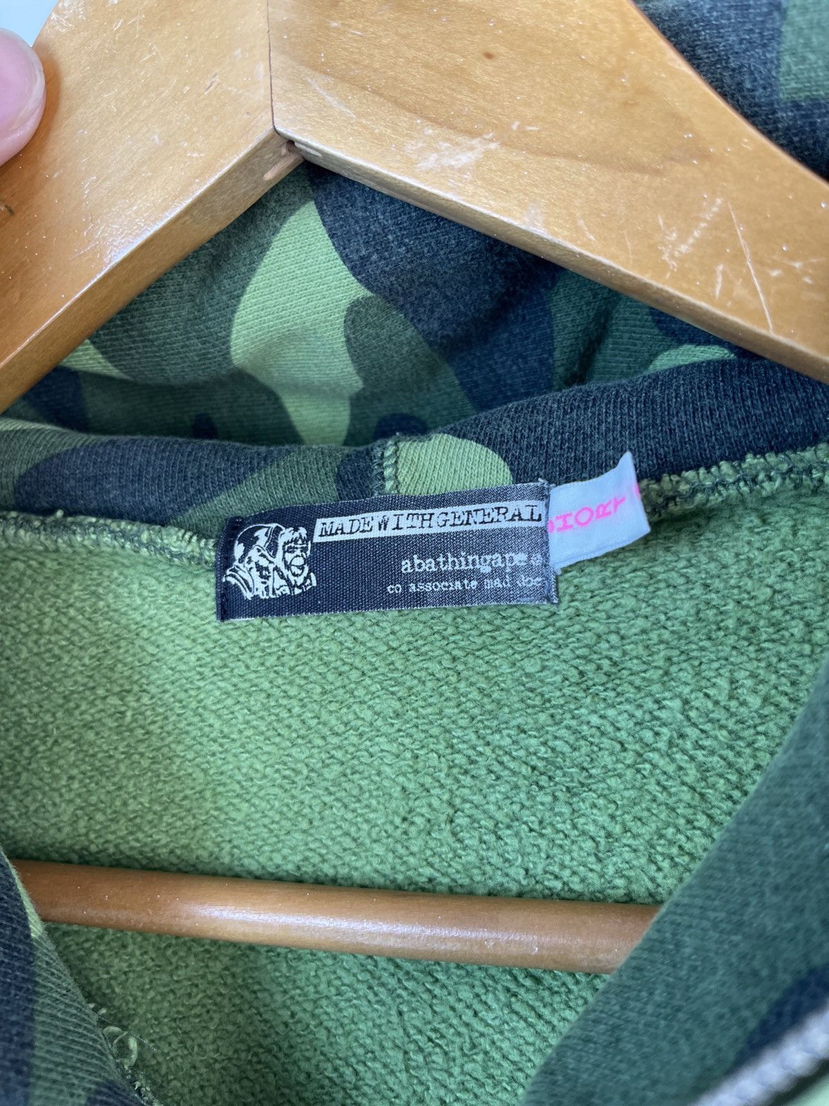 Bape × Nigo Bape 1st Green Camo Full Zip Hoodie Size XS / US 0-2 / IT 36-38 - 12 Thumbnail