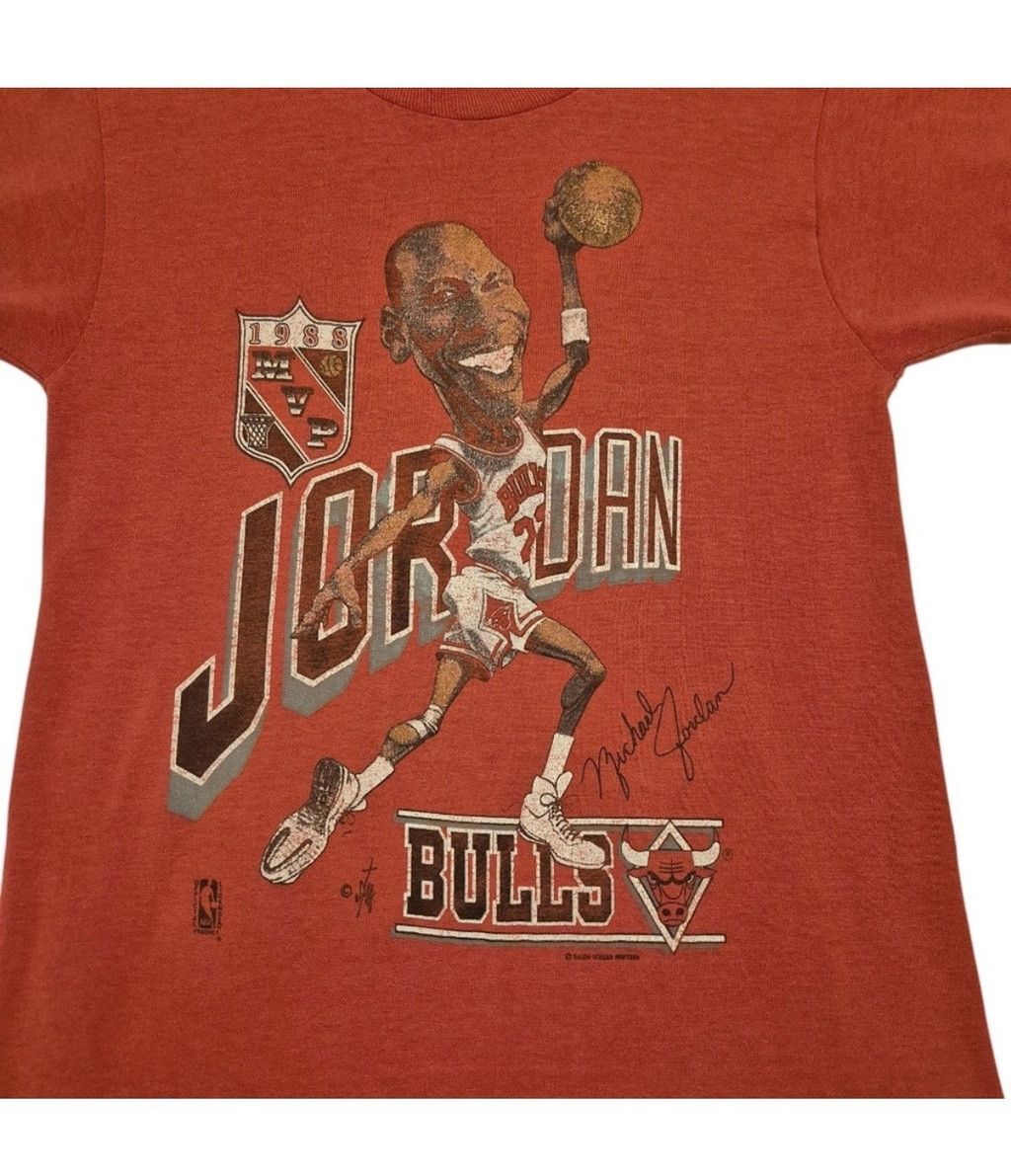 Salem Sportswear Chicago Bulls Michael Jordan 1988 Salem MVP Caricature Tee Size US S / EU 44-46 / 1 - 1 Thumbnail