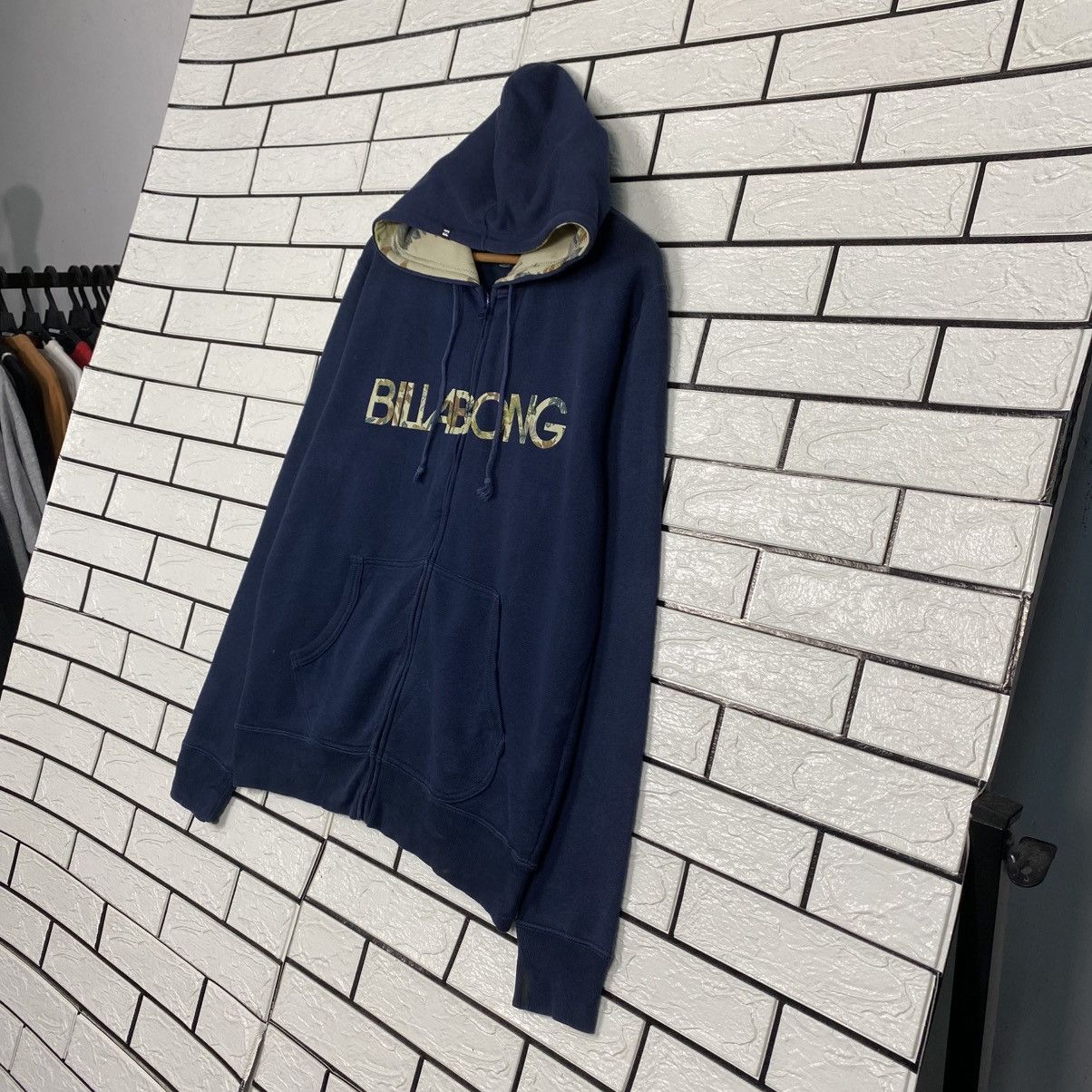 Japanese Brand 📌Vintage Zipper Hoodie Billabong Big Logo Size US M / EU 48-50 / 2 - 3 Thumbnail
