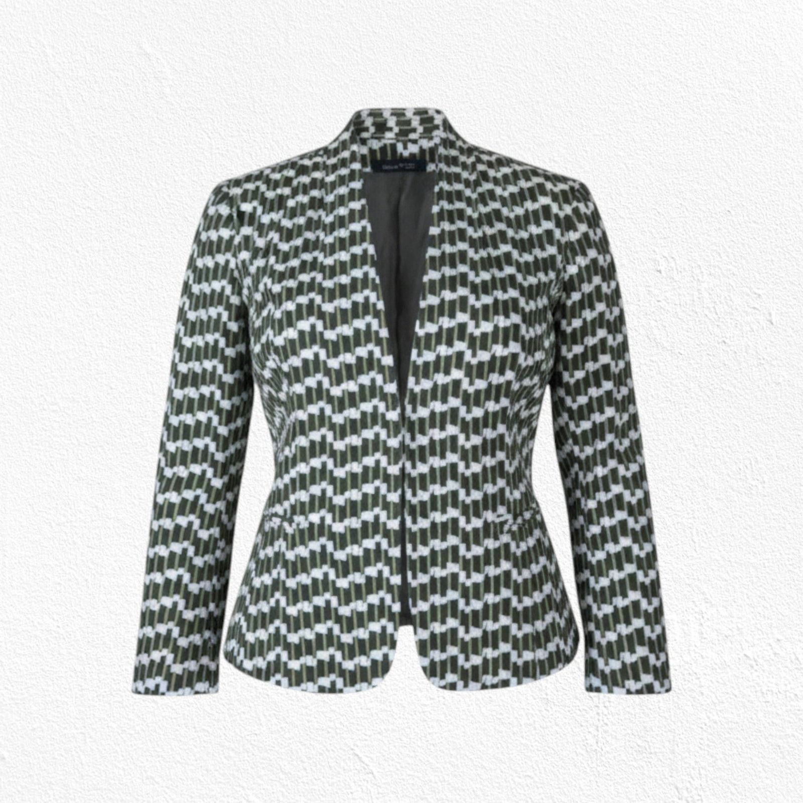 Evan Picone Vintage Evan Picone Green Retro Blazer Size 12P Size XL / US 12-14 / IT 48-50 - 1 Thumbnail