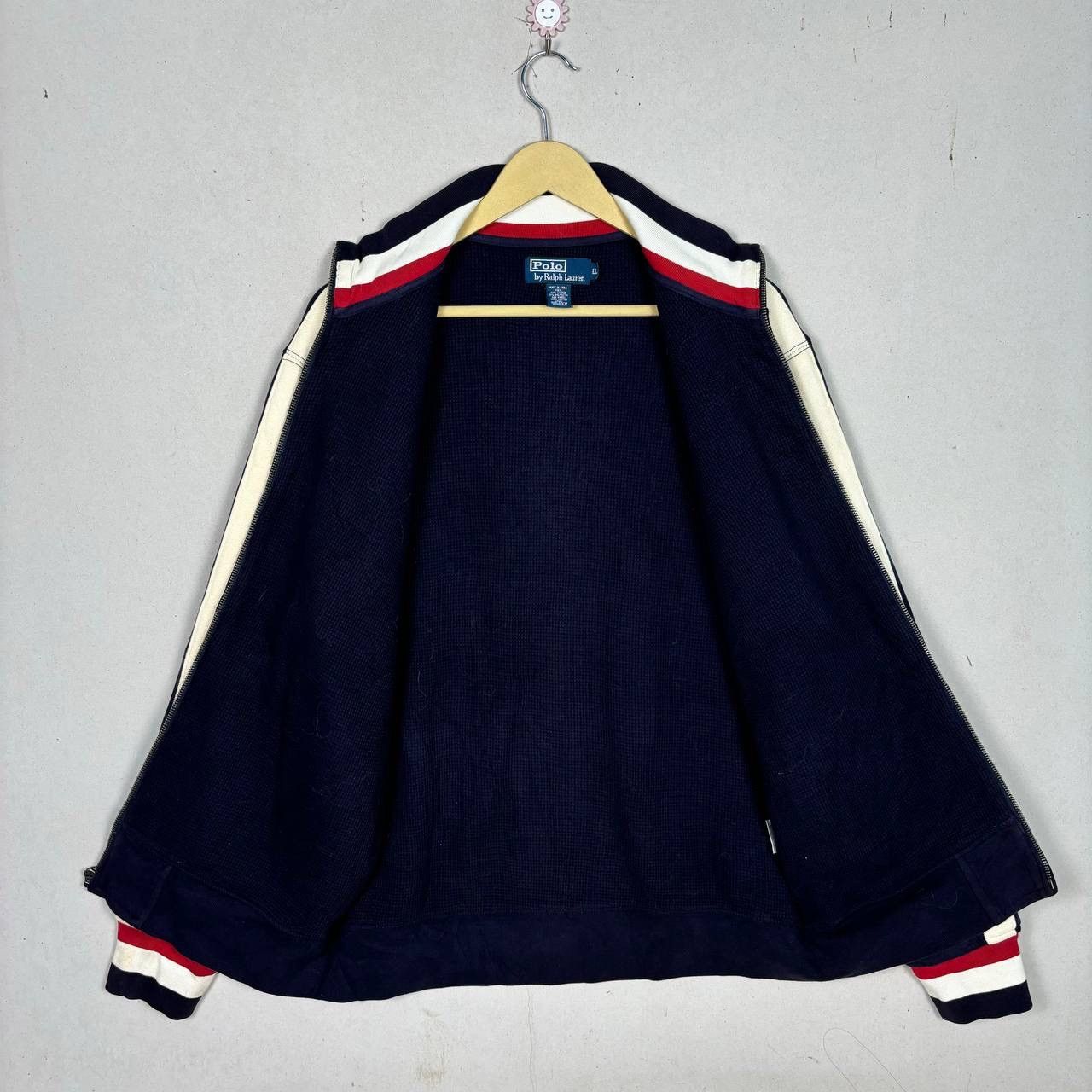 Polo Ralph Lauren Polo Ralph Lauren Navy Blue Zipper Sweater Jacket Size US XL / EU 56 / 4 - 3 Thumbnail