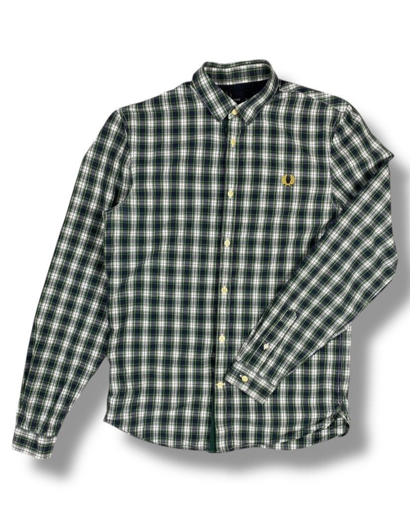 Fred Perry Fred Perry y2k Designed Streetwear Button Up Shirt Size US S / EU 44-46 / 1 - 1 Thumbnail