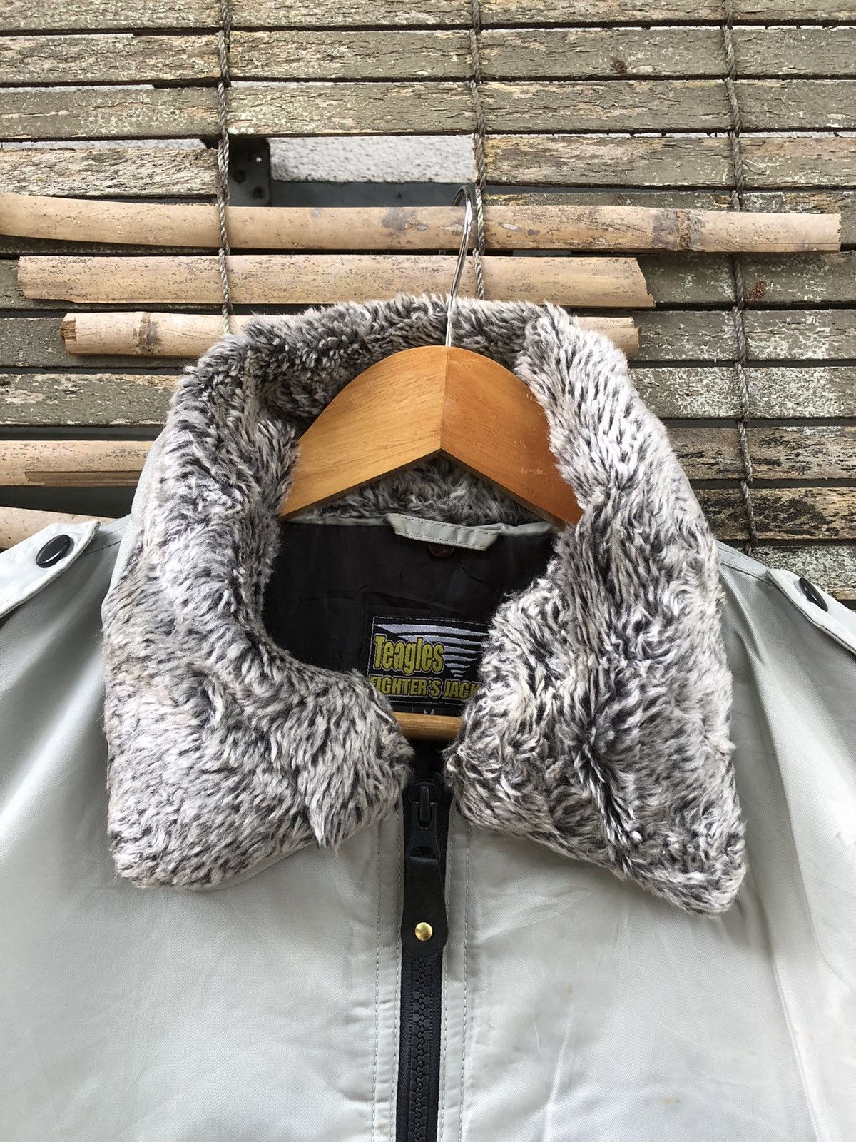 Alpha Industries Vintage Teagles Fighters Jacket Bomber Jacket Size US XL / EU 56 / 4 - 7 Thumbnail