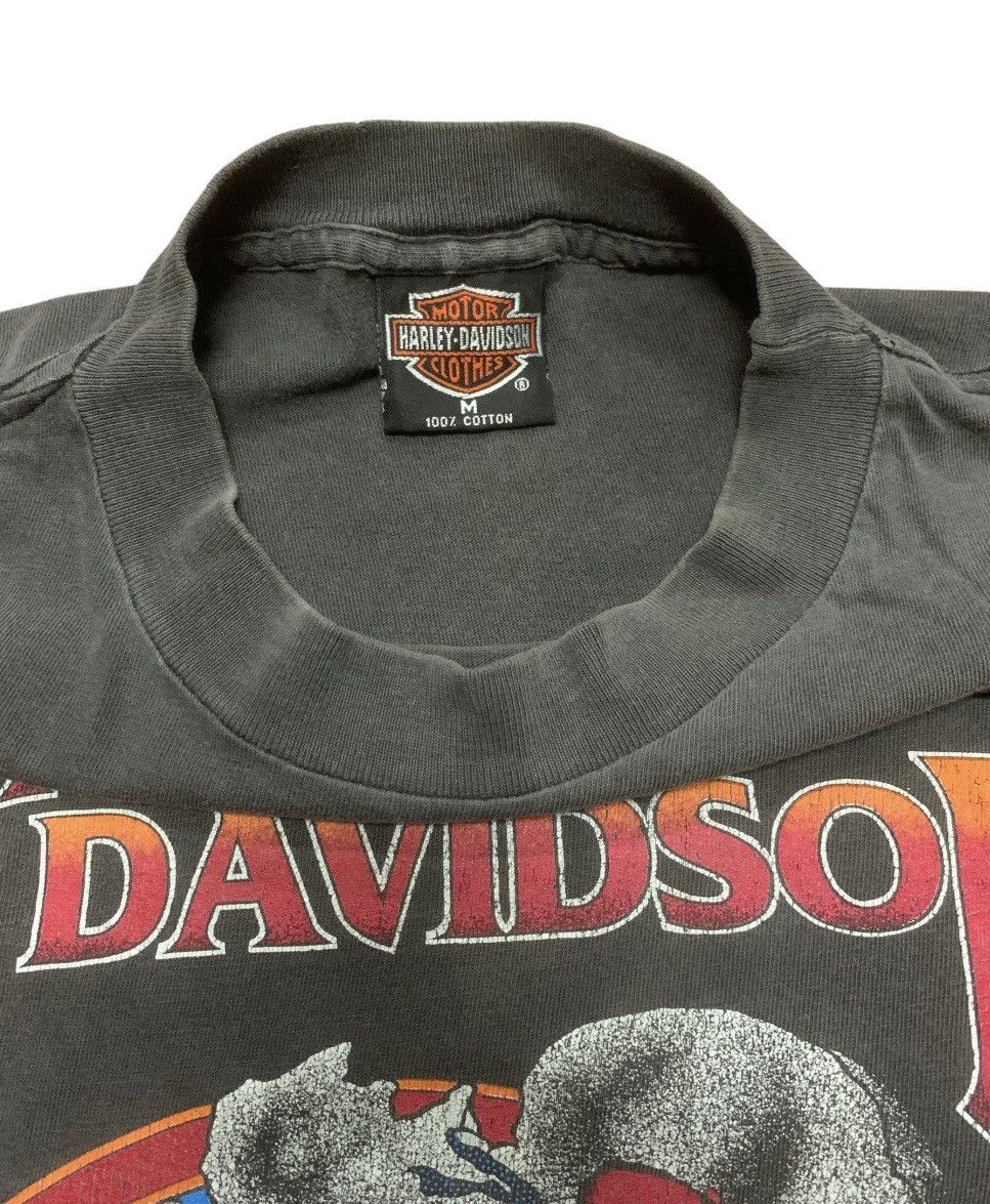 Harley Davidson × Vintage VINTAGE 80-90s HARLEY DAVIDSON FUN WEAR Tshirt Size US M / EU 48-50 / 2 - 5 Thumbnail