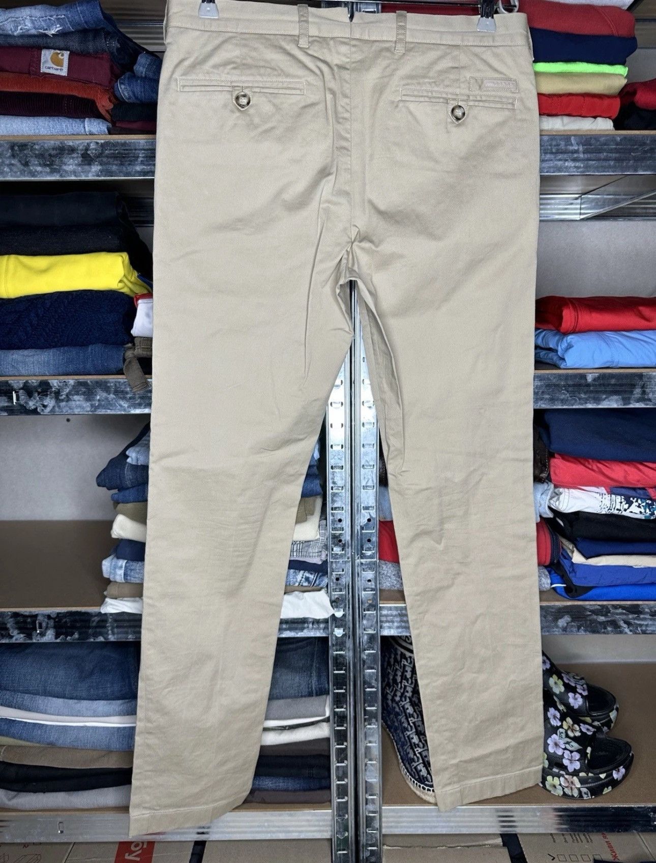 Prada Prada Milano Beige Cotton Pants Size 48 Chino Trousers Size US 32 / EU 48 - 2 Thumbnail