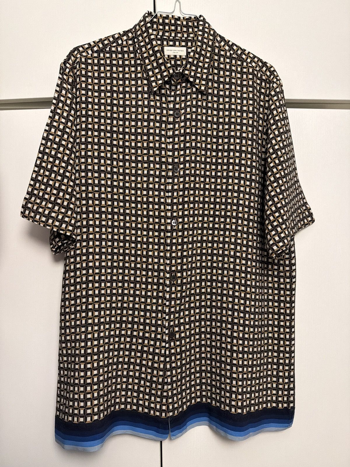 Dries Van Noten Geometric print short sleeves shirt Size US M / EU 48-50 / 2 - 1 Thumbnail