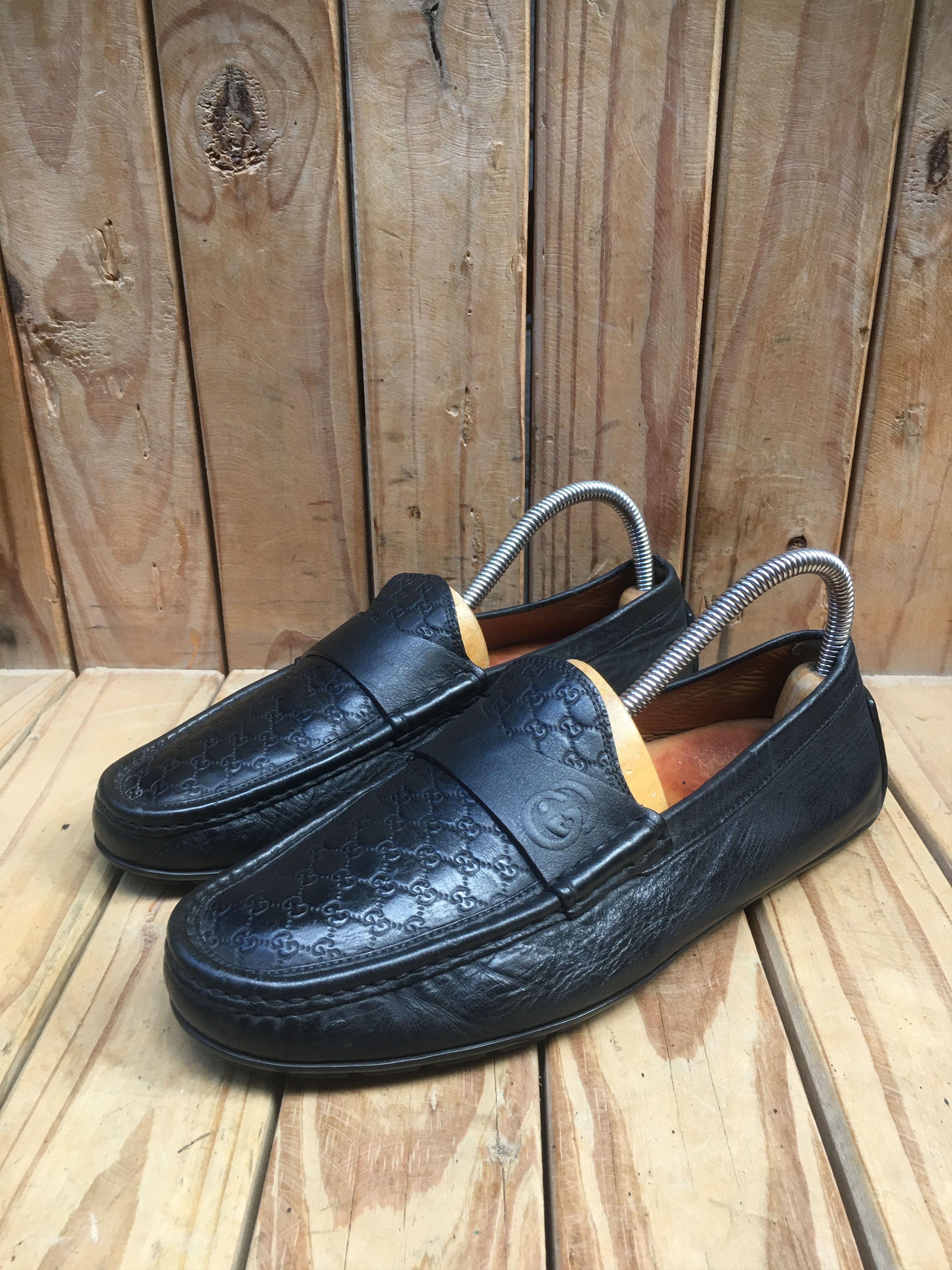 Gucci Gucci 322929 GG Black Men’s Leather Loafers UK 6.5 Size US 7 / EU 40 - 10 Thumbnail