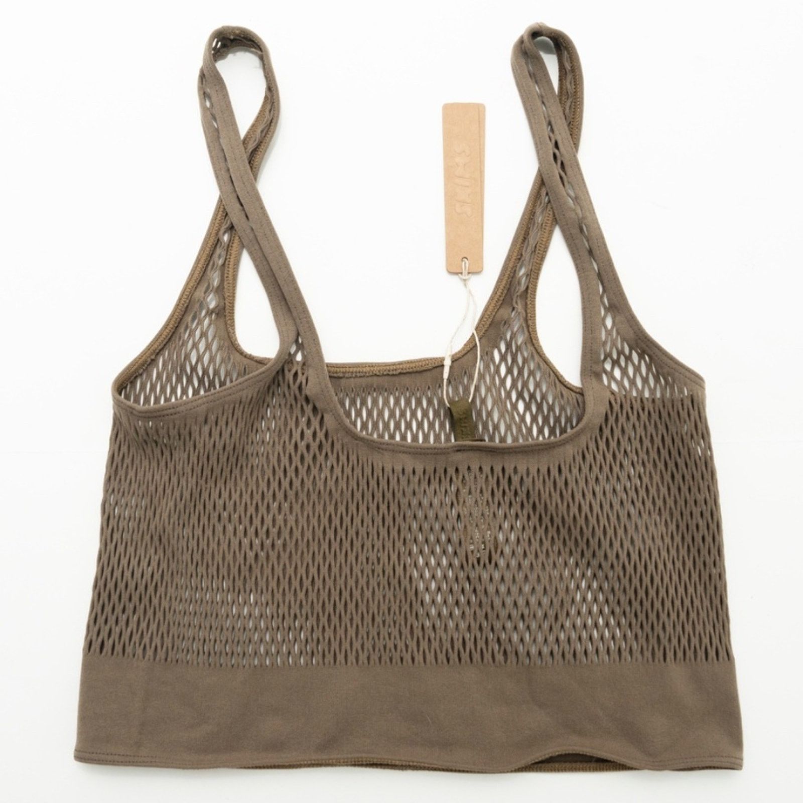 SKIMS Skims. Warp Knit Cover Up Scoop Bralette Swim Cover Up. Size ONE SIZE - 4 Thumbnail