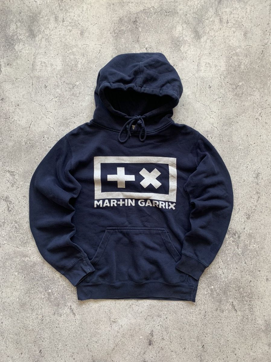 image of Band Tees x Rap Tees Dutch Dj Martin Garrix Hoodie Vintage in Navy, Men's (Size Small)