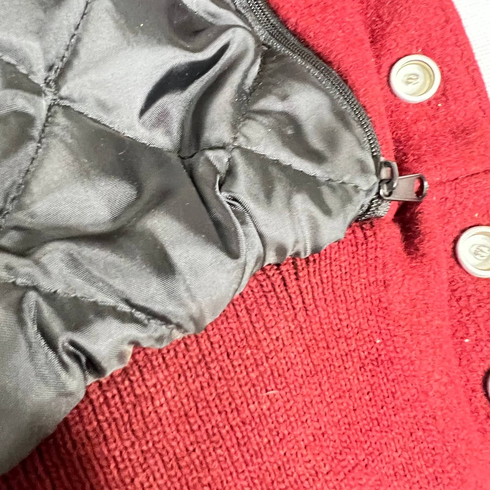 Delong Vintage DeLong Sz. M Varsity Letterman Hooded Jacket NWT Size US M / EU 48-50 / 2 - 11 Thumbnail