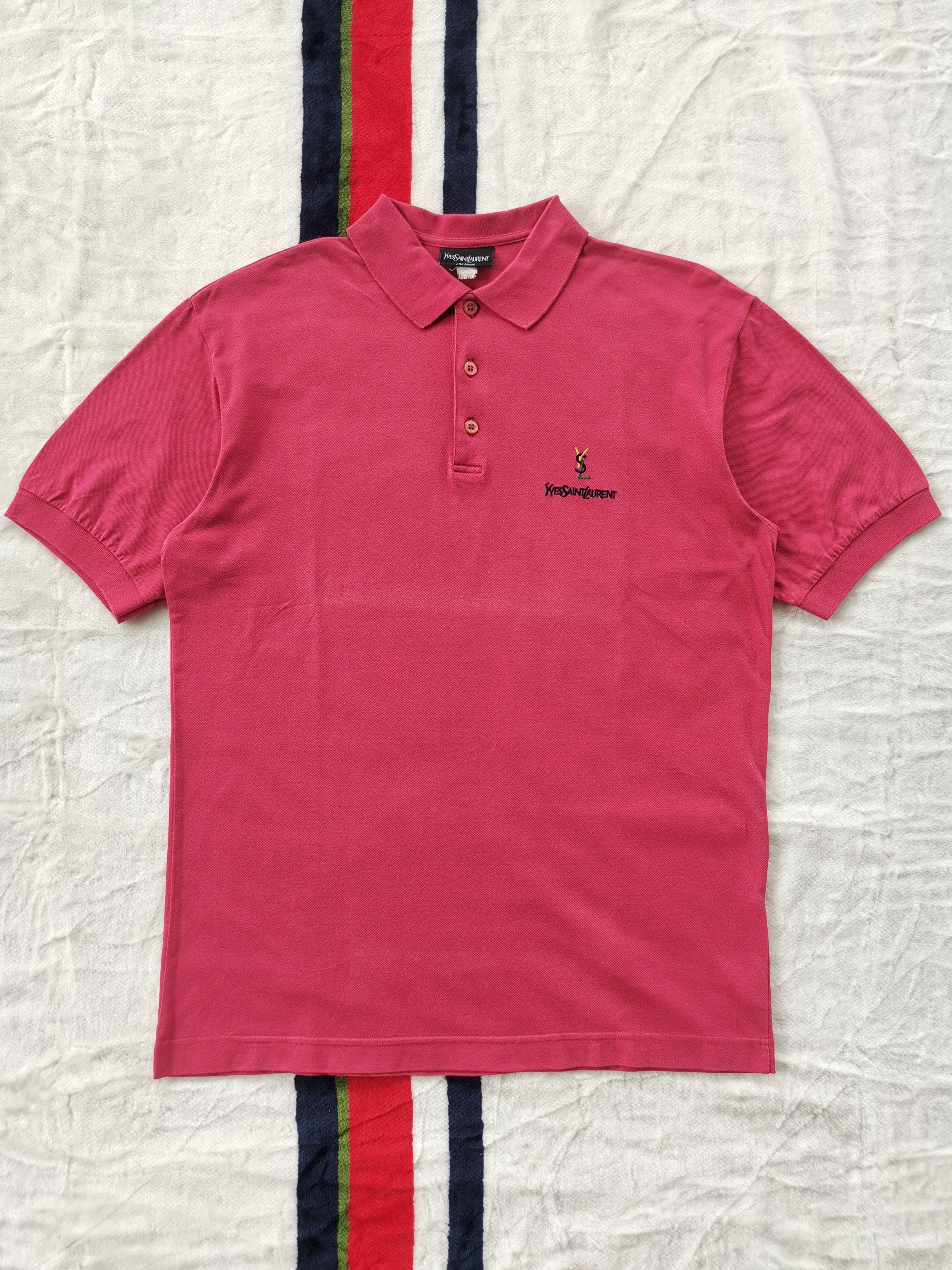 Yves Saint Laurent YVES SAINT LAURENT POLOS SHIRT Size US L / EU 52-54 / 3 - 2 Thumbnail