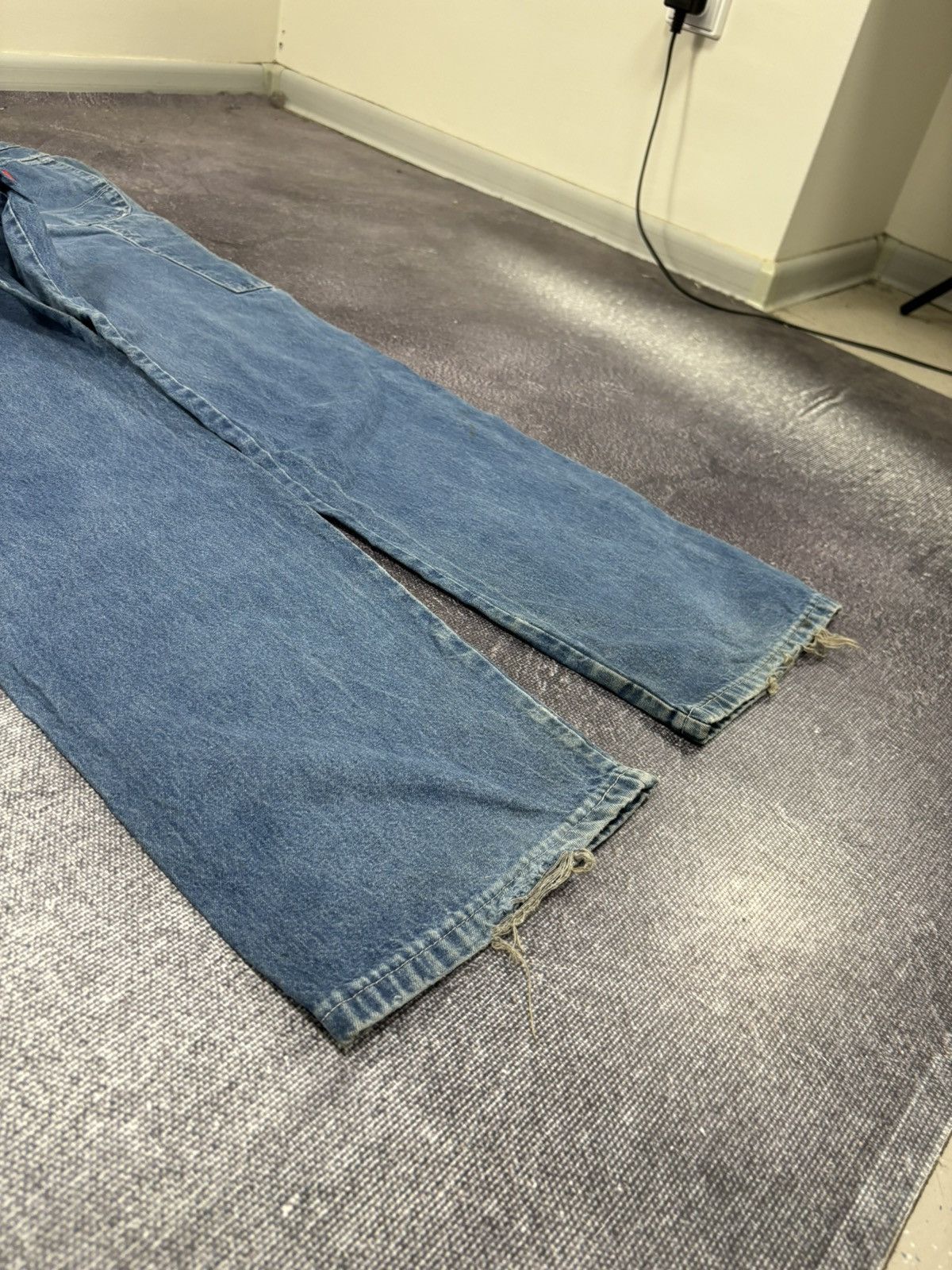 Dickies Vintage Dickies Y2K Blue Work USA Denim Hype Jeans Size US 34 / EU 50 - 4 Thumbnail