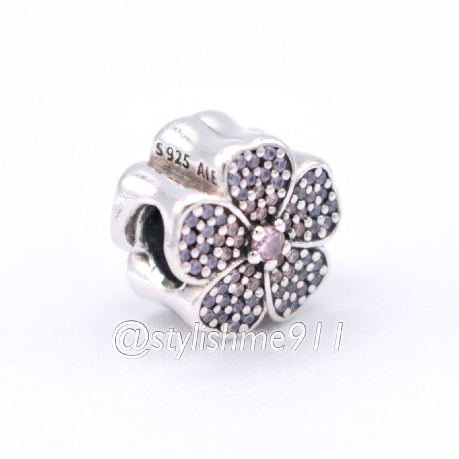 pandora Authentic PANDORA Sparkling Primrose Charm - 791481PCZ Size ONE SIZE - 6 Thumbnail