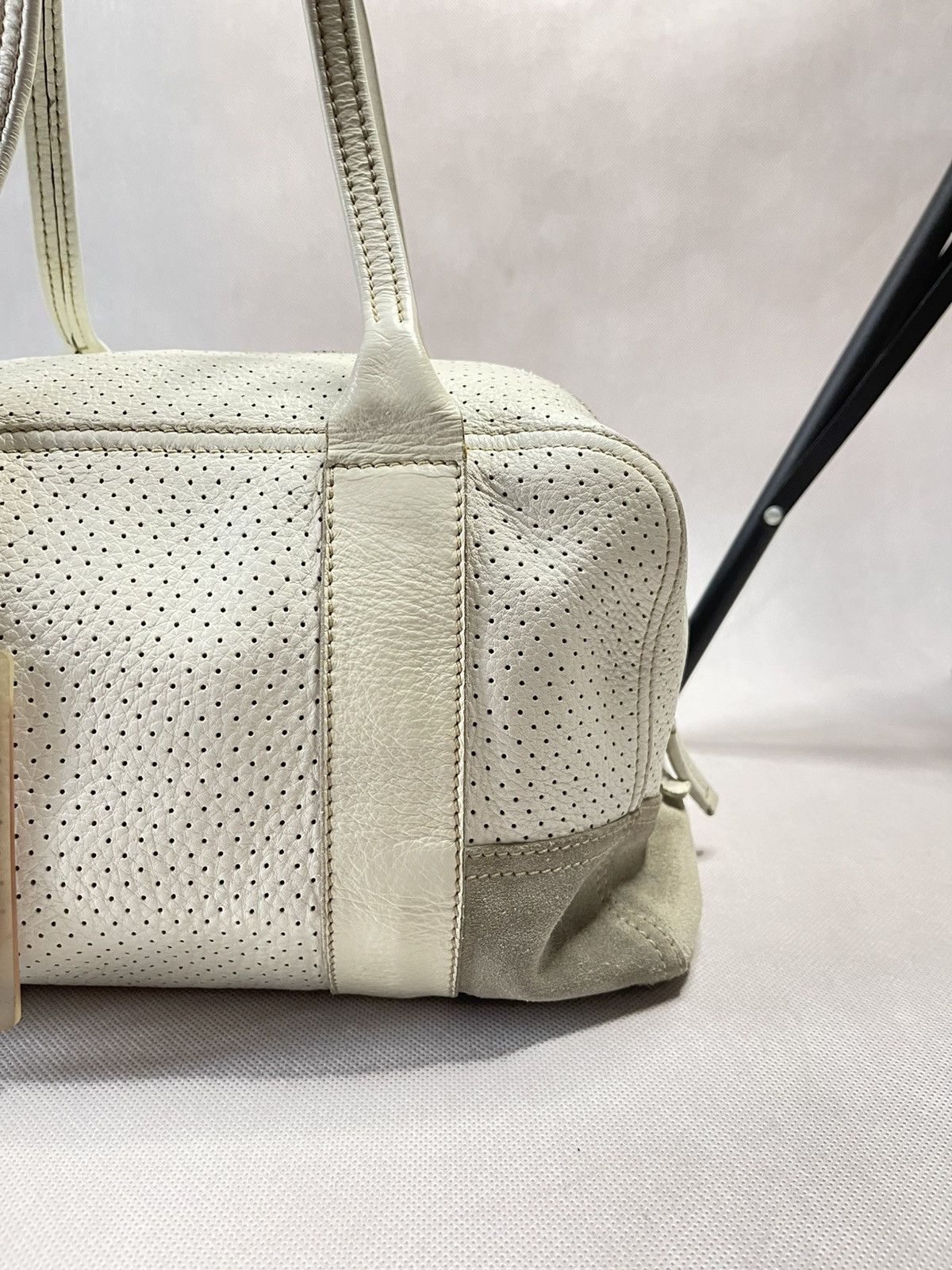 Prada *SOLD* Vintage 2003 Prada Luno Rossa Sport Leather Hand Bag Size ONE SIZE - 2 Thumbnail