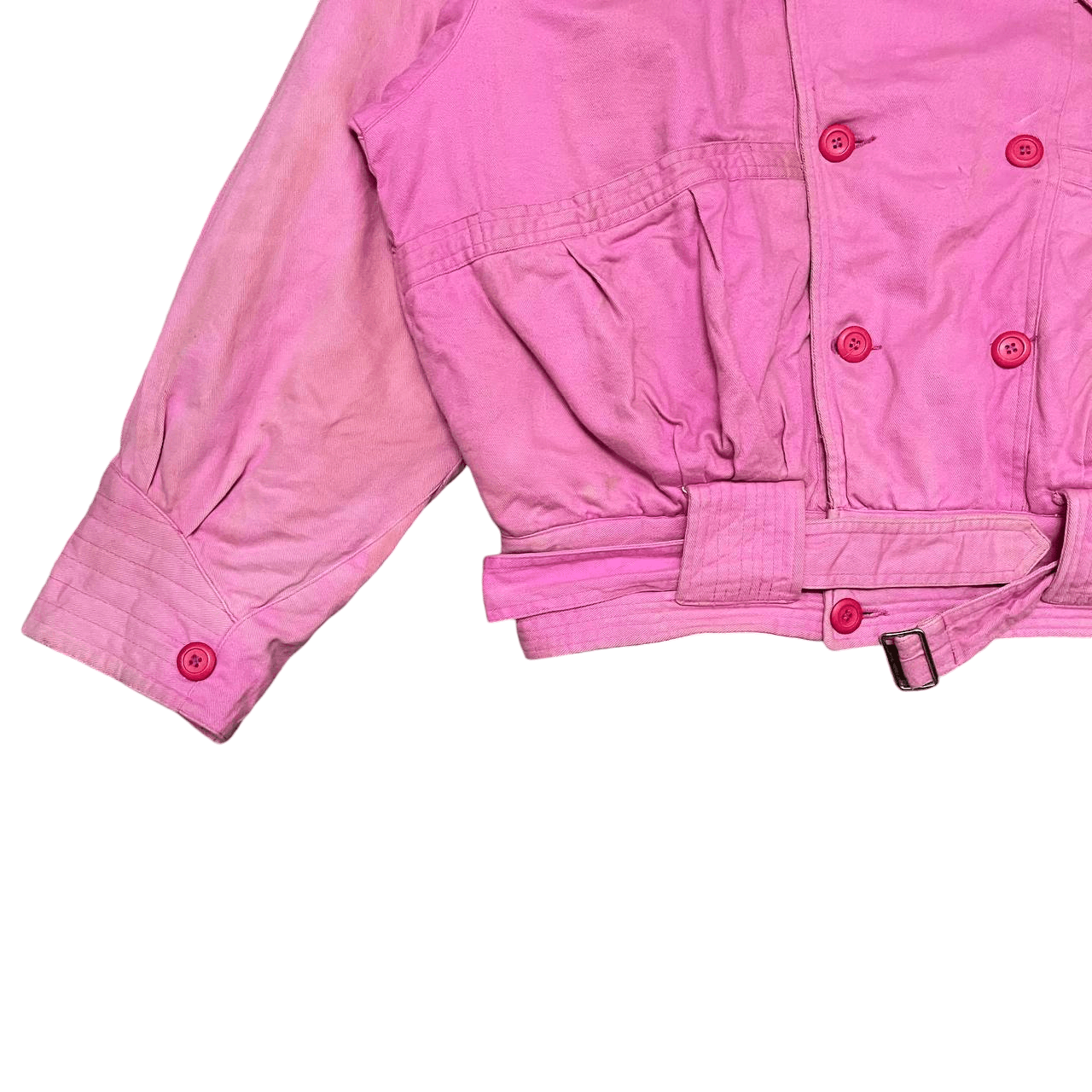 Issey Miyake Vintage Issey Miyake Inspired Bomber Style Jacket with Belt Size US L / EU 52-54 / 3 - 3 Thumbnail