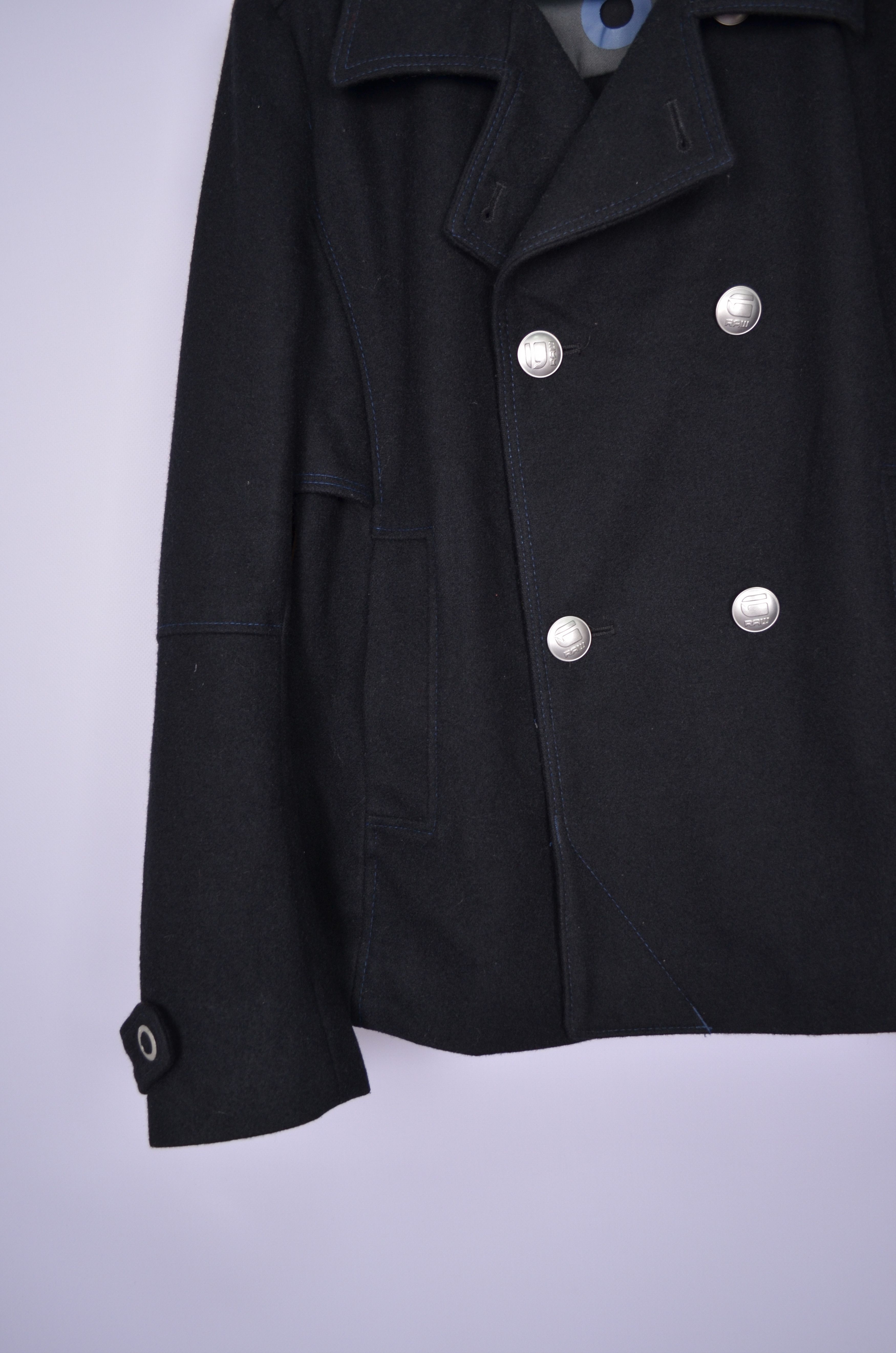 Designer × G-Star G-Star CL P-Coat Double Breasted Wool Coat Jacket Size XL Size XL / US 12-14 / IT 48-50 - 3 Thumbnail