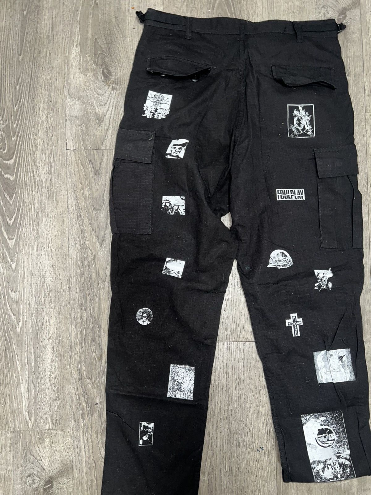Foulplay Company × Fuck The Population Foulplay AOP Black pants w/ White Print x G59 Size US 32 / EU 48 - 5 Thumbnail