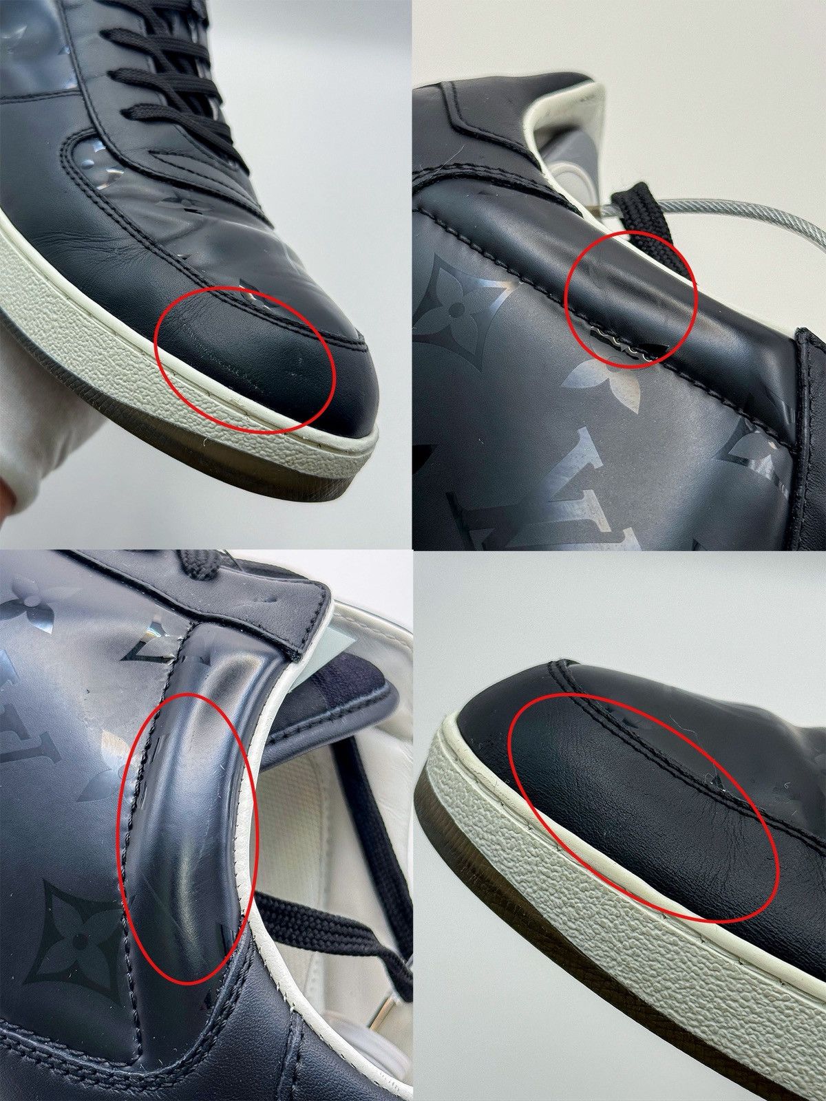 Louis Vuitton Louis Vuitton Rivoli Monogram Leather Sneakers Size US 11 / EU 44 - 18 Thumbnail