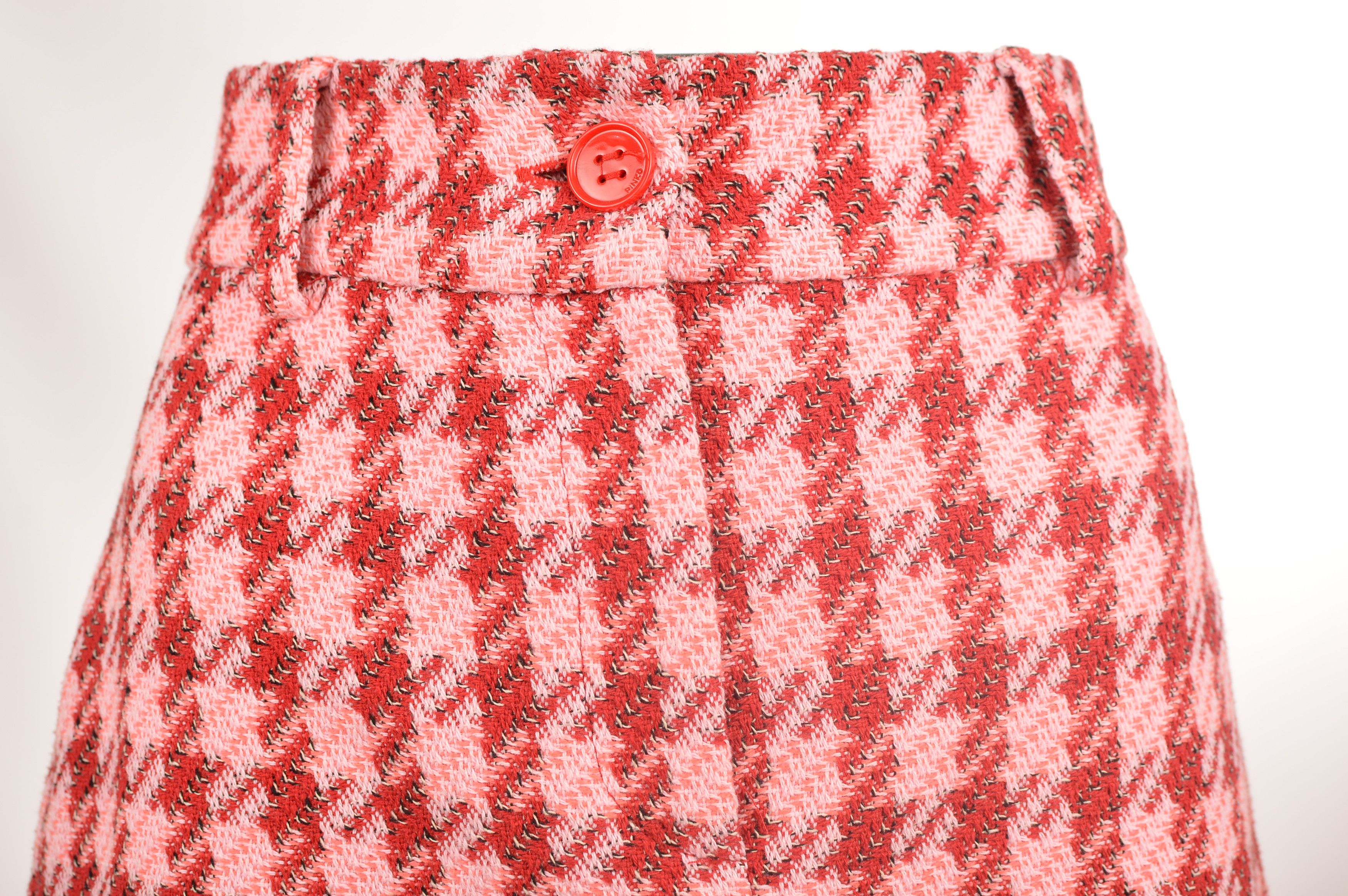 Pinko Pinko Accurato Gonna Syuoia Makrocheck Skirt Size 27" / US 4 / IT 40 - 2 Thumbnail