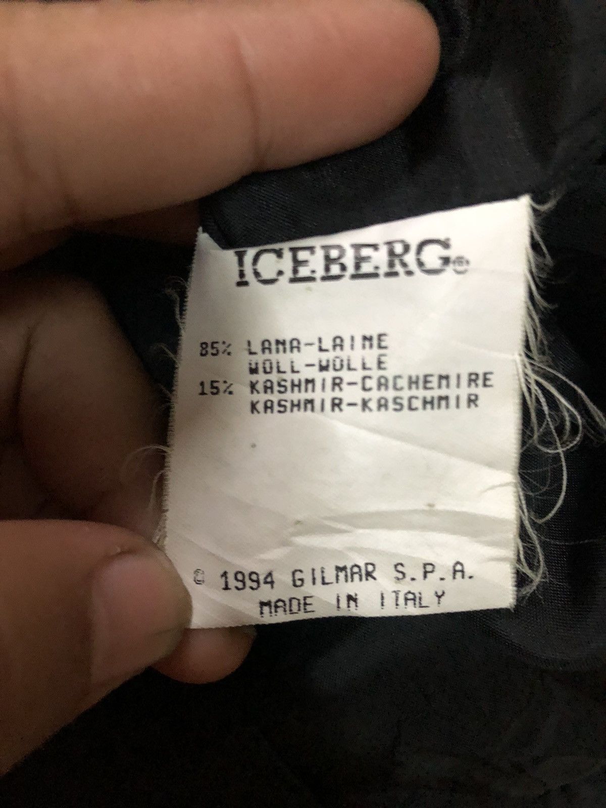 Iceberg Vintage 1994 Iceberg Wool Button ups Lampo zippet jacket Size US M / EU 48-50 / 2 - 5 Thumbnail