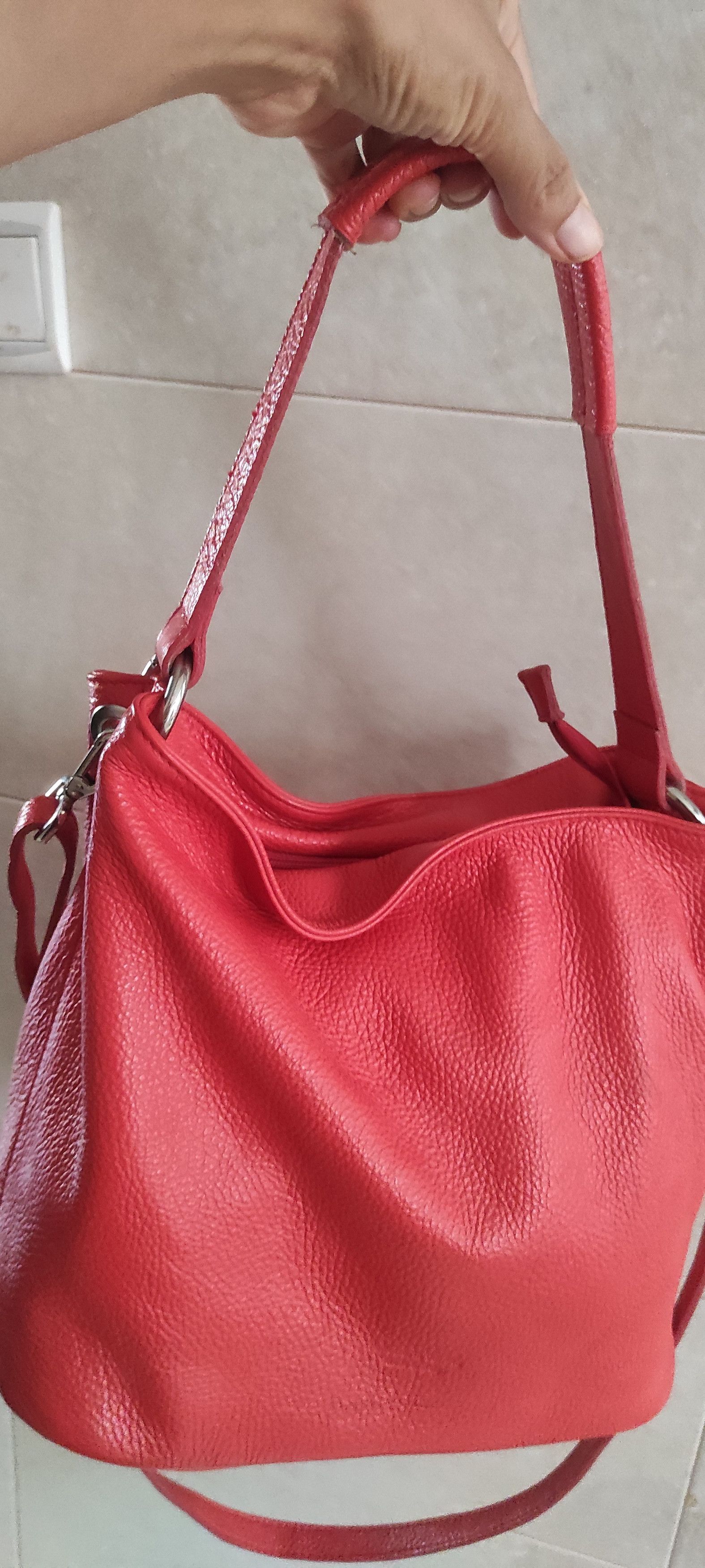 Leather Pelletteria Veneta Made in Italy Women's Orange Leather Bag Size ONE SIZE - 9 Thumbnail