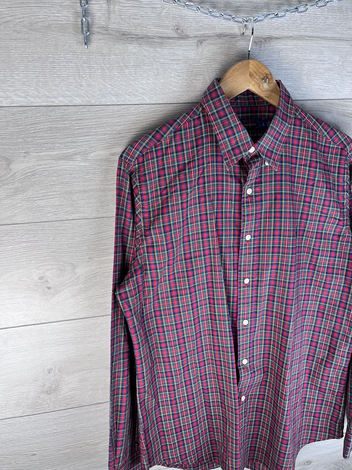Polo Ralph Lauren Men's button-down shirt Polo Ralph Lauren size L cotton 100% Size US L / EU 52-54 / 3 - 2 Thumbnail